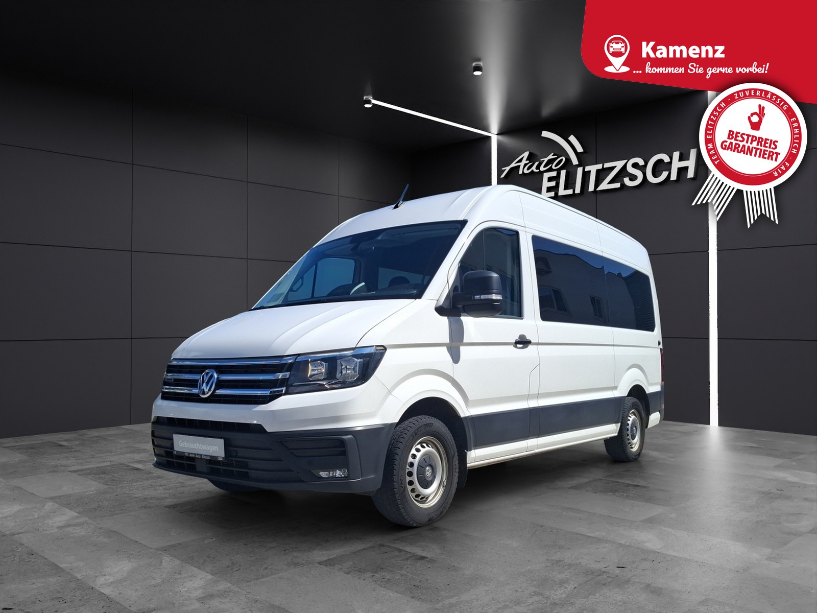 Volkswagen Crafter Kombi 35 MR DSG 4Mo.8-Si Rollstuhlrampe Standhzg.