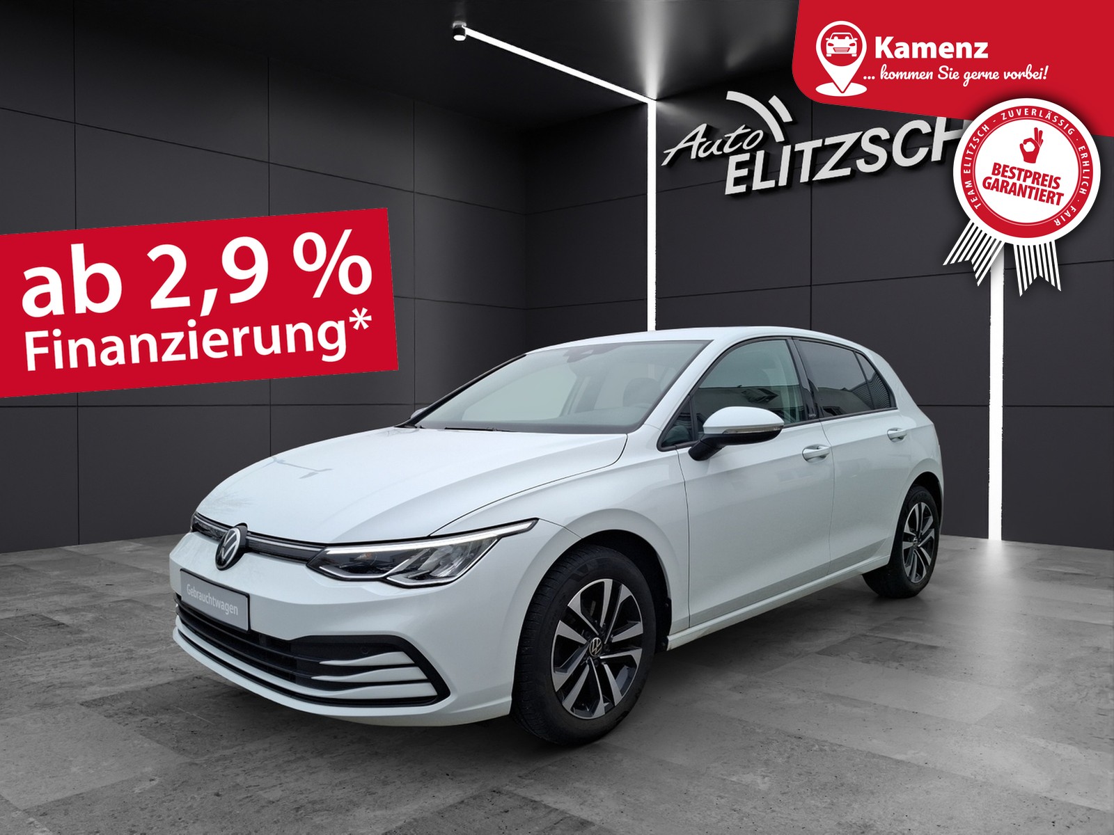 Volkswagen Golf VIII TSI United LED Navi AID PDC SH LM