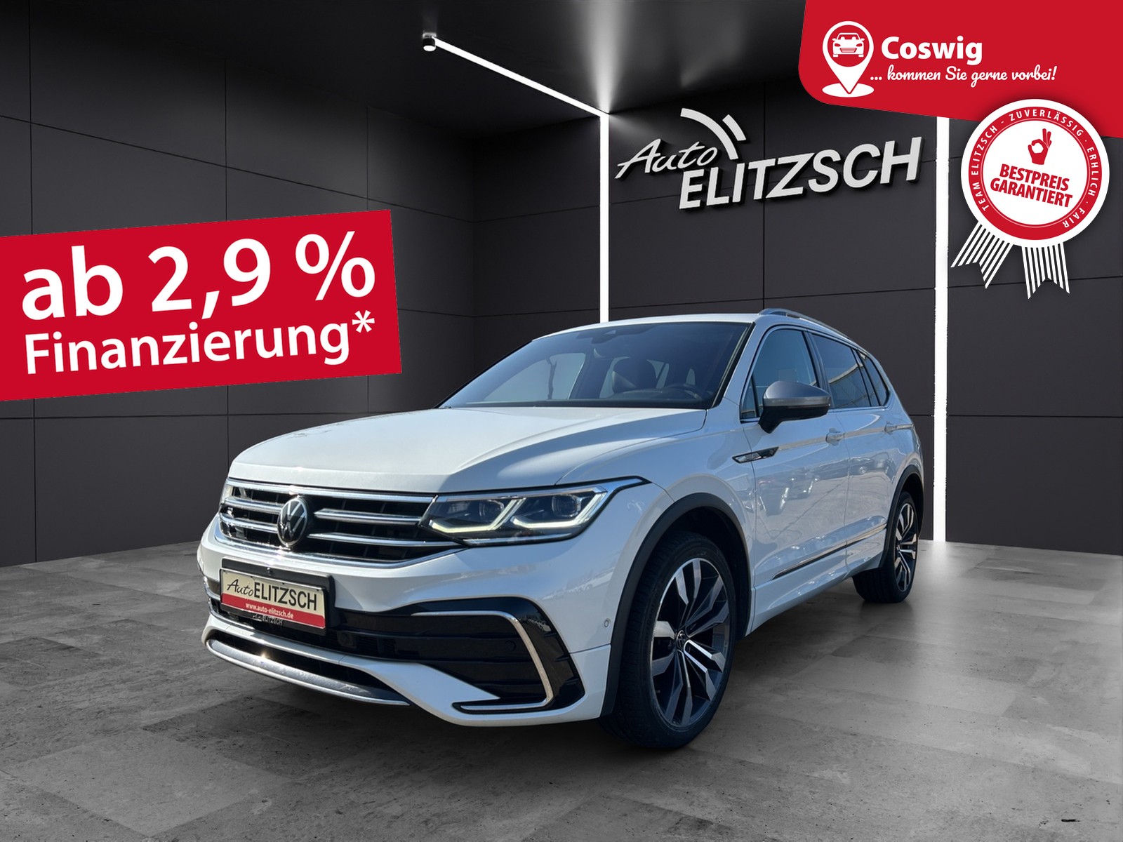 Volkswagen Tiguan Allspace R-Line TDI 4M DSG IQ.Light ACC STH SH PANO HuD H&K AppConnect Navi Klima