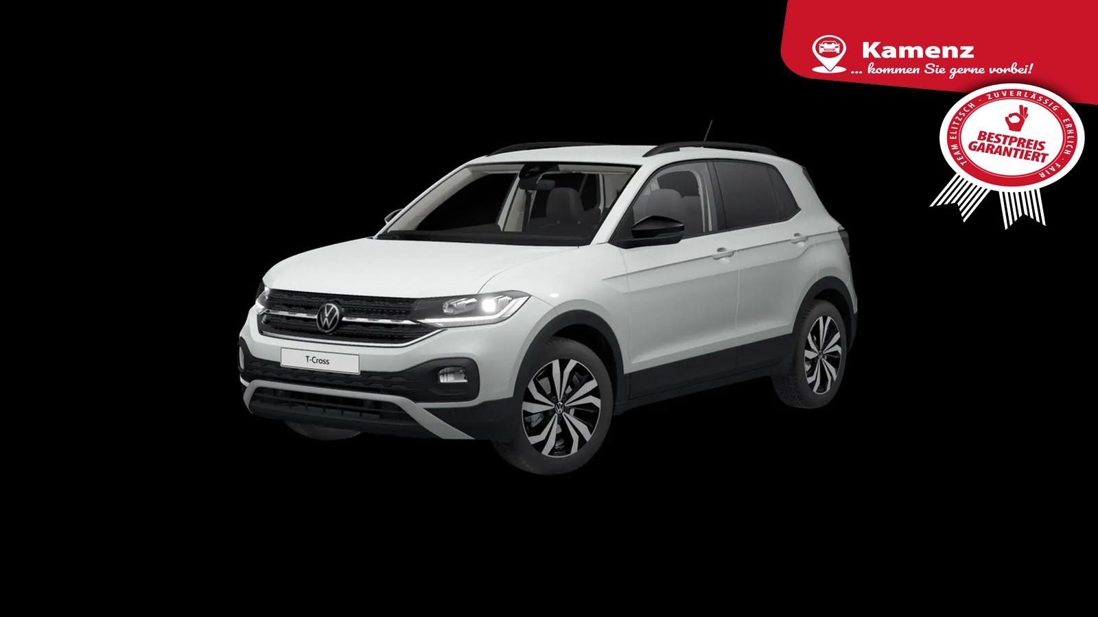 Fahrzeugabbildung Volkswagen T-Cross TSI Life LED Navi Klima GRA PDC SH 17"