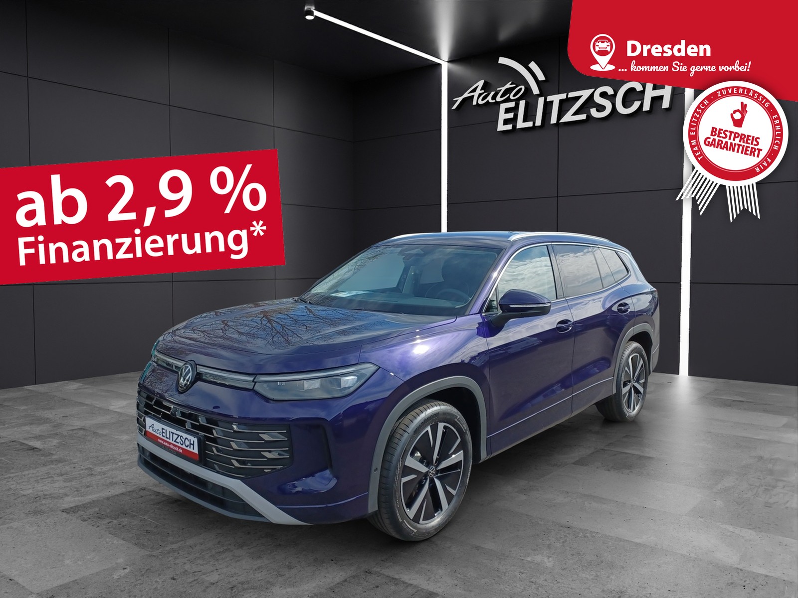 Fahrzeugabbildung Volkswagen Tayron 1.5 eTSI 110 kW Elegance
