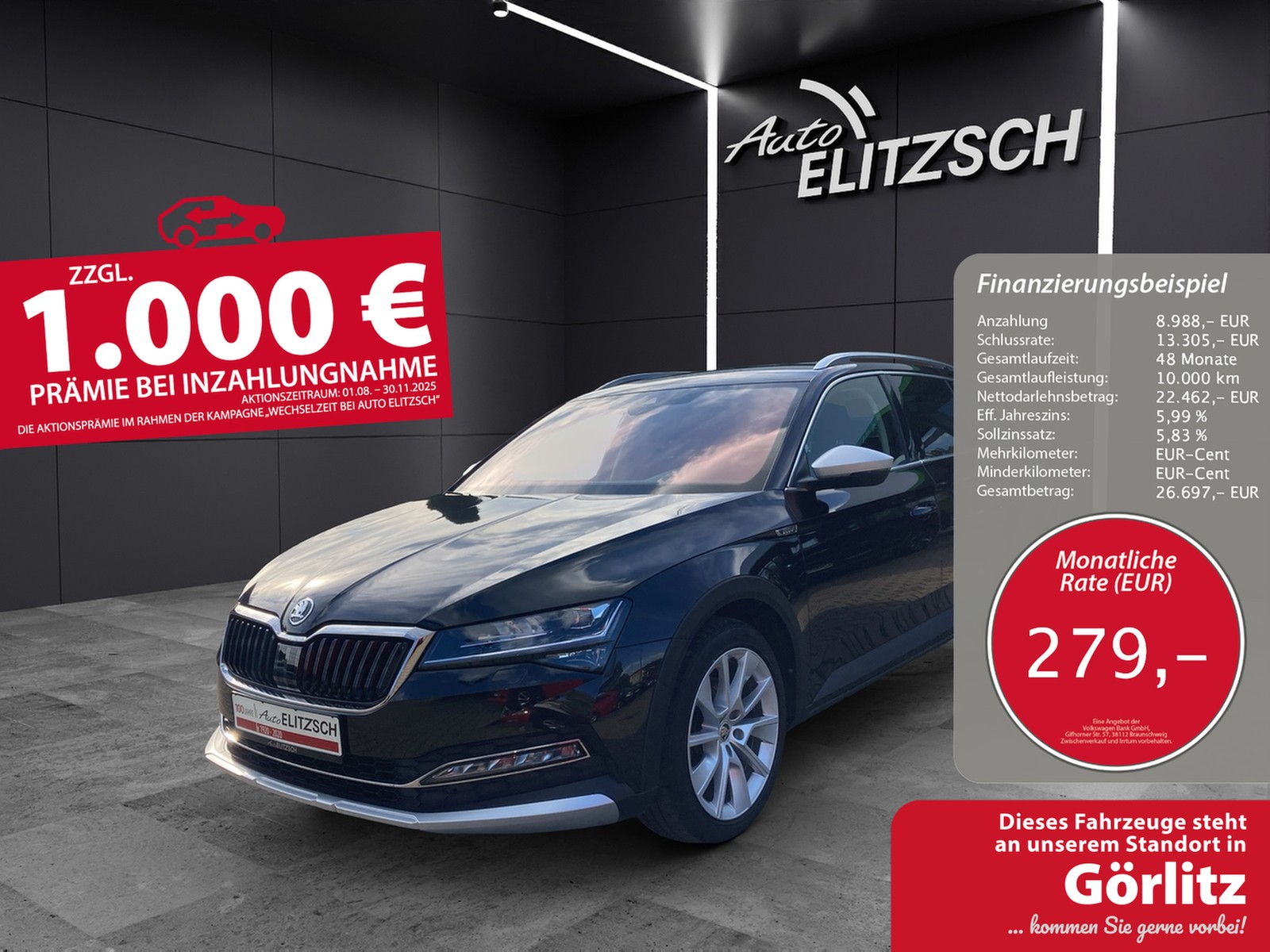 SKODA Superb Combi TDI Scout DSG 4x4 Matrix AHK Navi AID ACC RFK 18