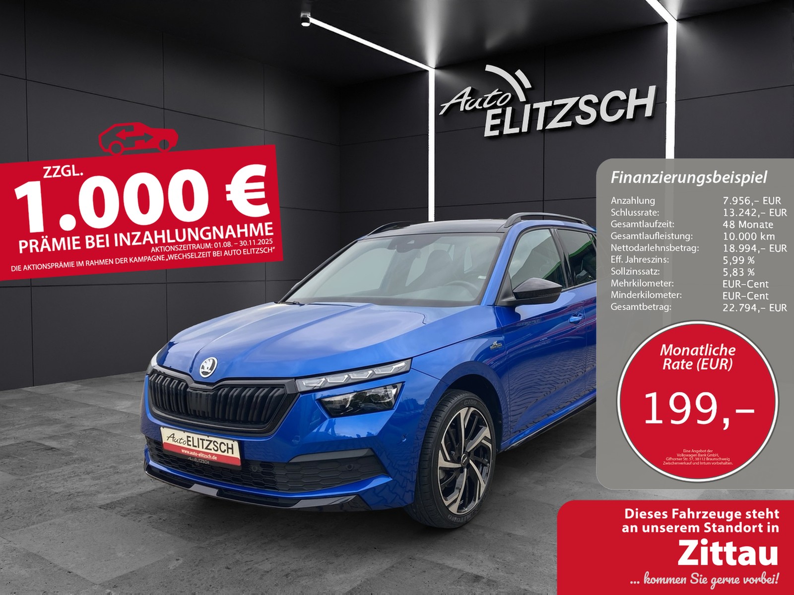 SKODA Kamiq TSI Monte Carlo DSG Navi AID ACC RFK Pano SH 18