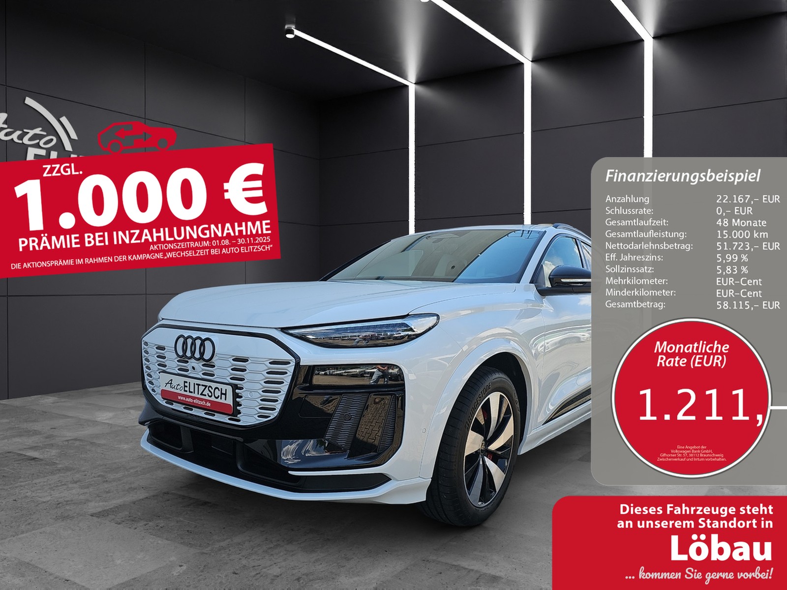 Audi Q6 e-tron 55 Q S line MATRIX ACC PANO WÄPU