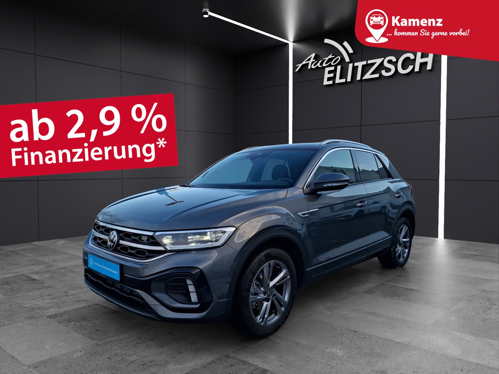 Fahrzeugabbildung Volkswagen T-Roc TSI R-Line DSG LEDplus Navi AID ACC RFK SH