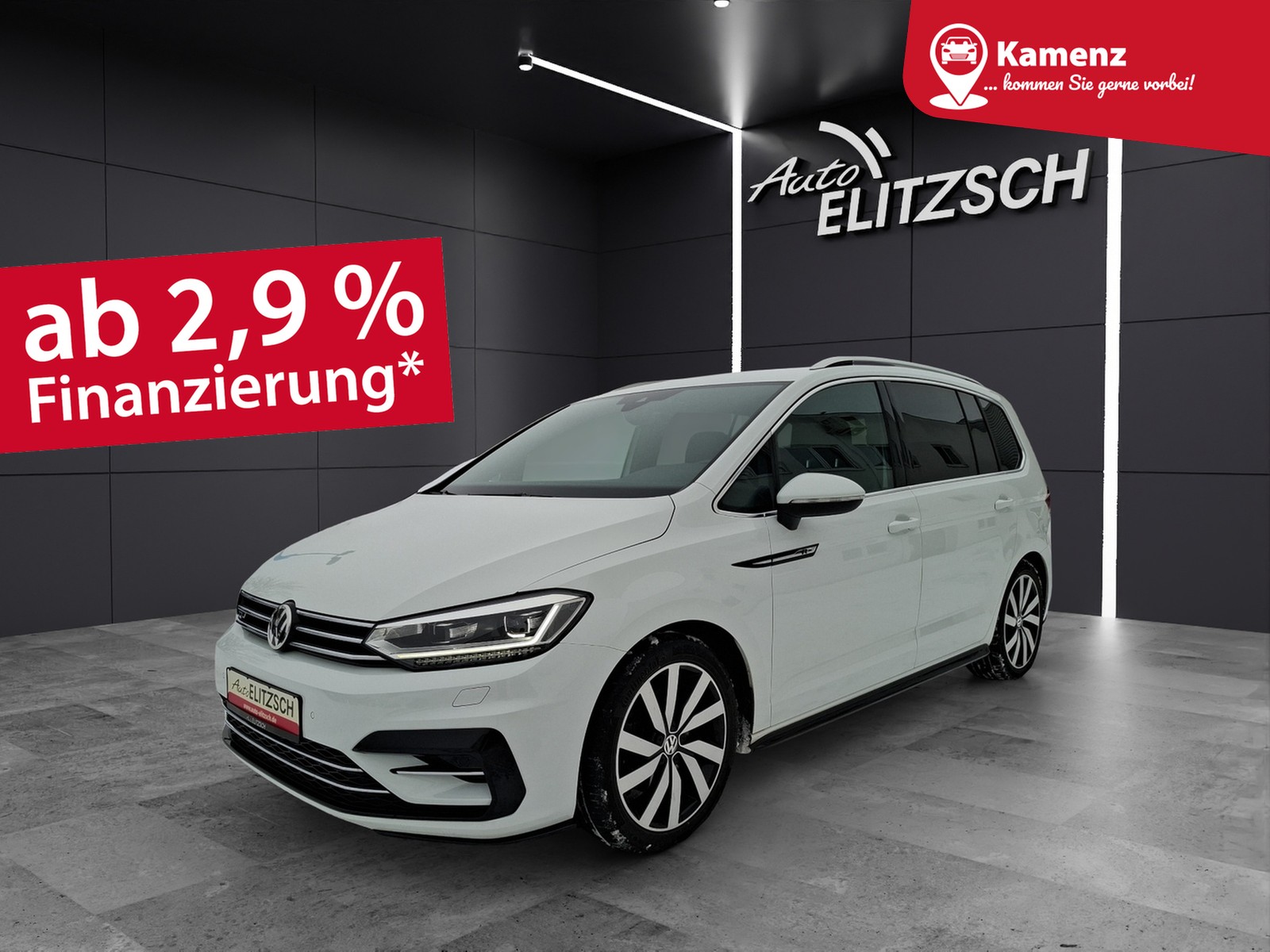 Volkswagen Touran TDI Highline 7-Si R-Line LED AHK Navi ACC RFK SH 18