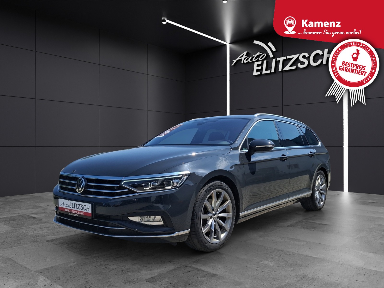 Fahrzeugabbildung Volkswagen Passat Variant TDI Elegance DSG R-Line Matrix AHK Navi ACC RFK Harman SH 19"
