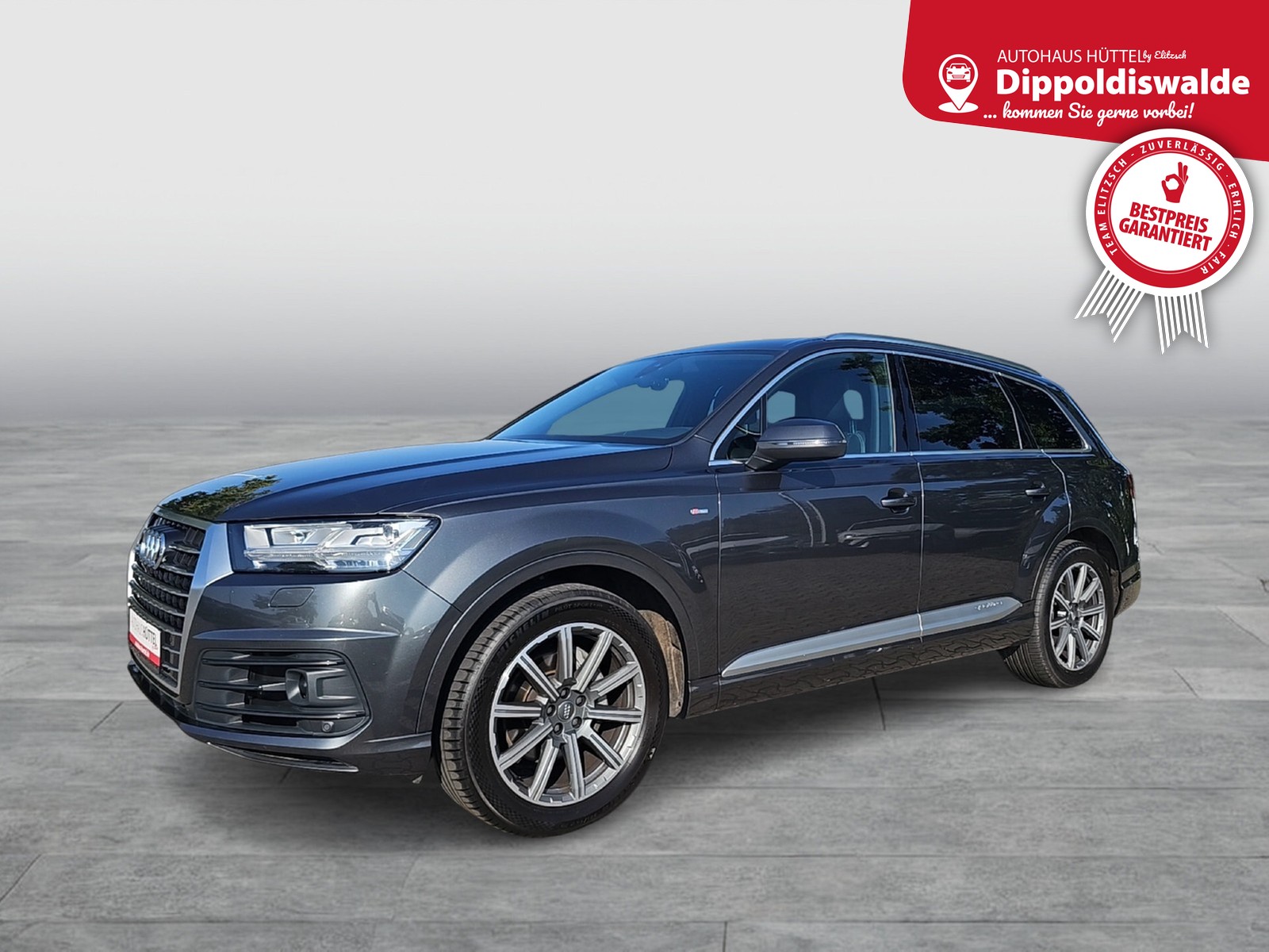 Audi Q7 50 S-Line TDI quattro LED LUFT STHG VC HUD AHZ RFK SH