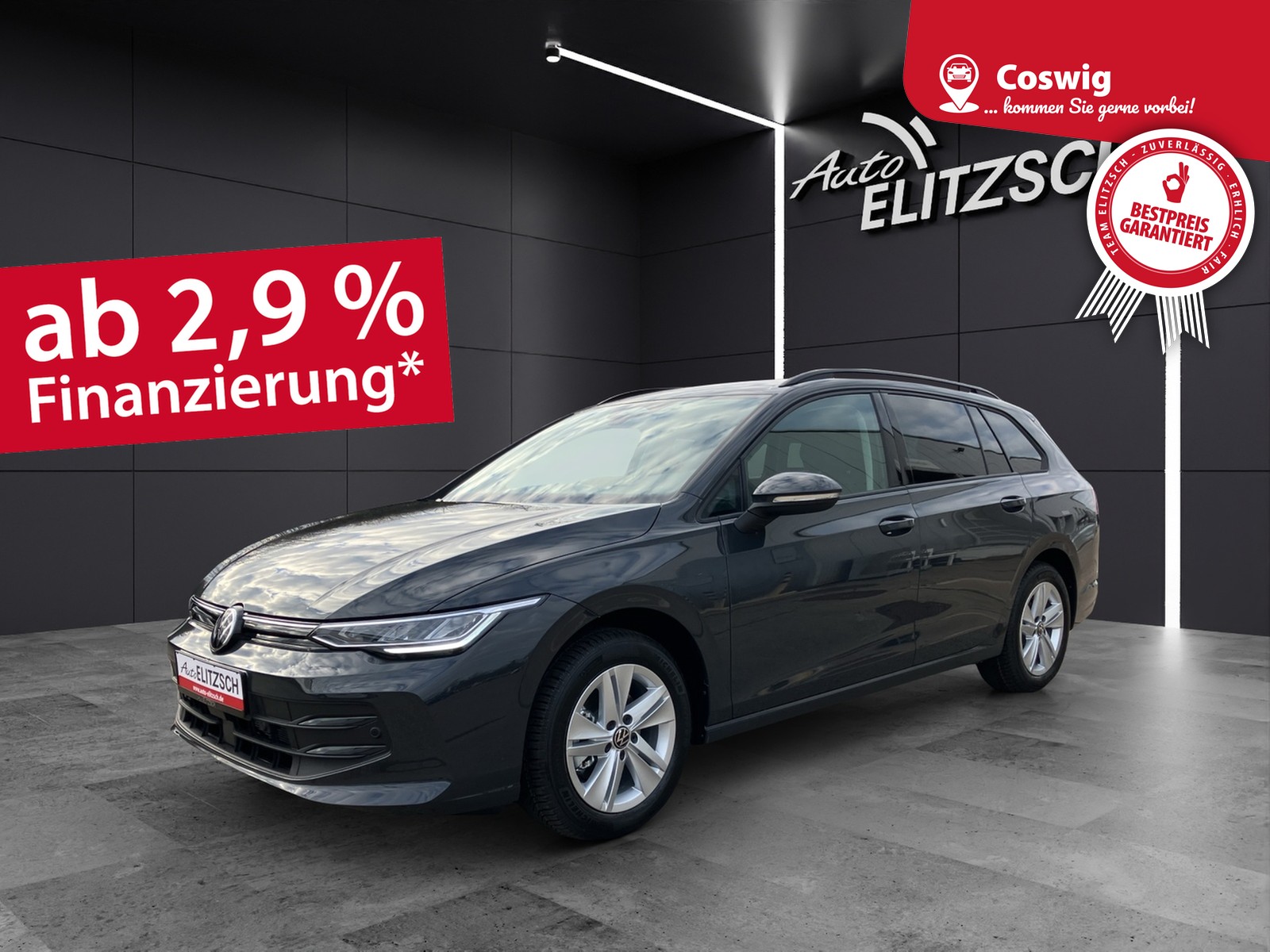 Volkswagen Golf VIII Variant Life TSI LED ACC AHK SH HuD RearView AppConnect Navi Klima