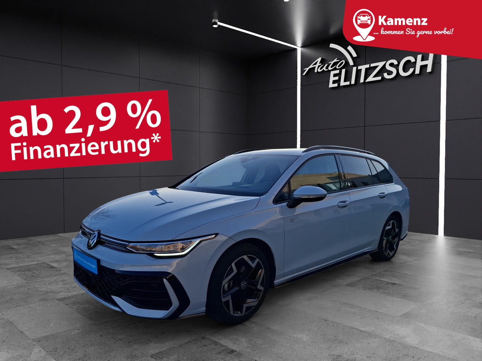 Volkswagen Golf VIII Variant eTSI R-Line DSG LED AHK Navi AID HUD ACC RFK SH