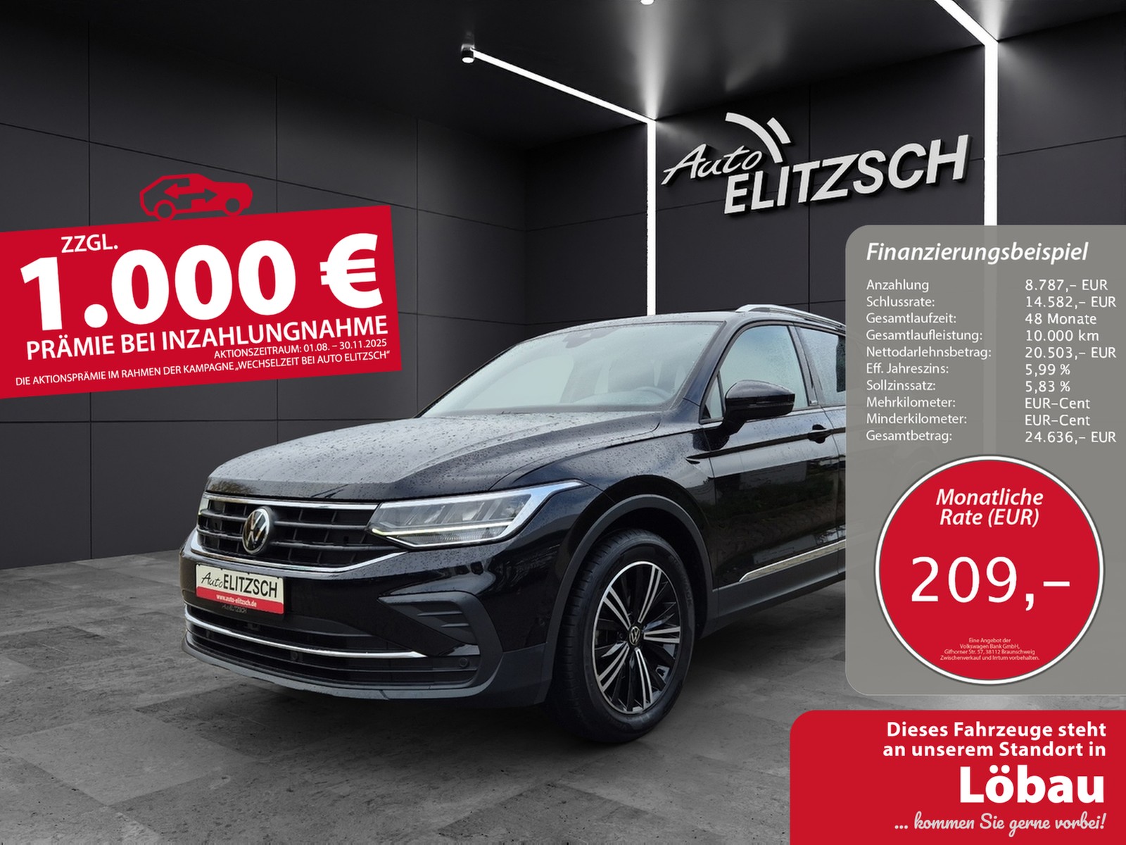 Volkswagen Tiguan TSI United DSG LED Navi AID ACC Park-Assist SH