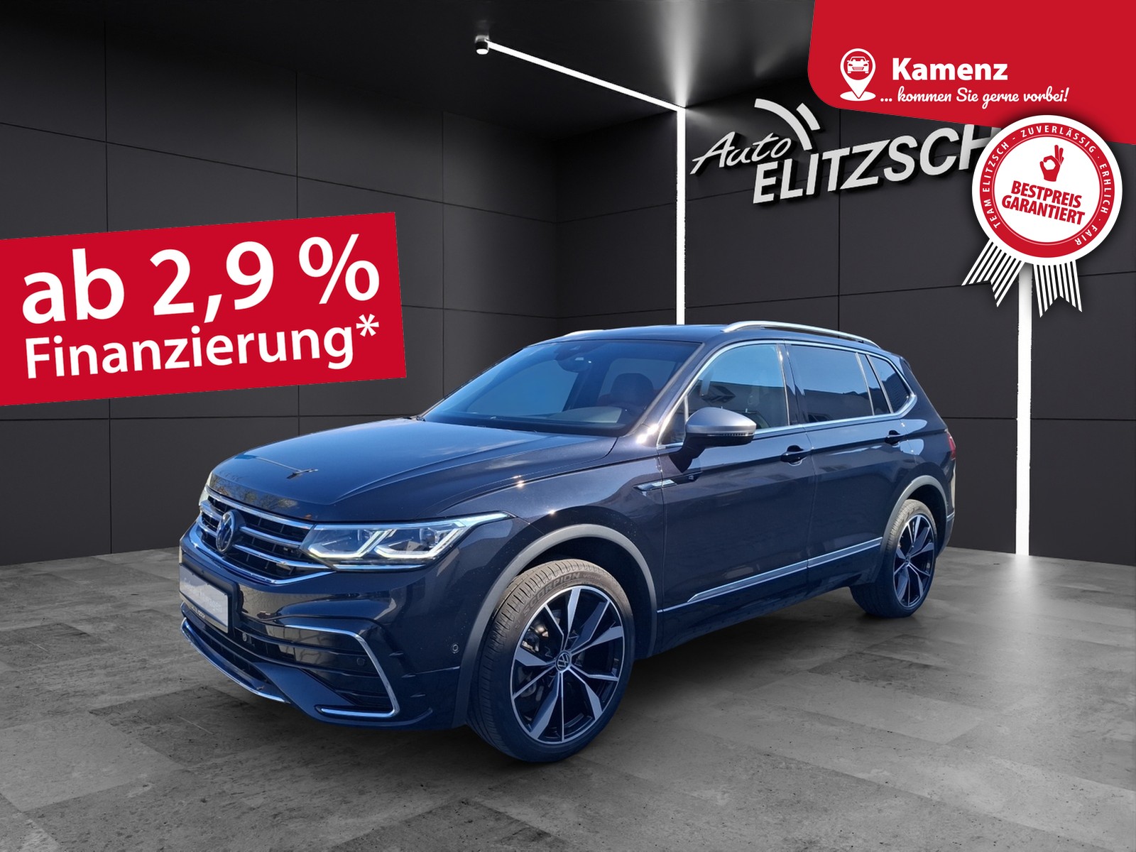 Volkswagen Tiguan Allspace TDI R-Line DSG 4M Matrix AHK Navi AID ACC RFK SH 20