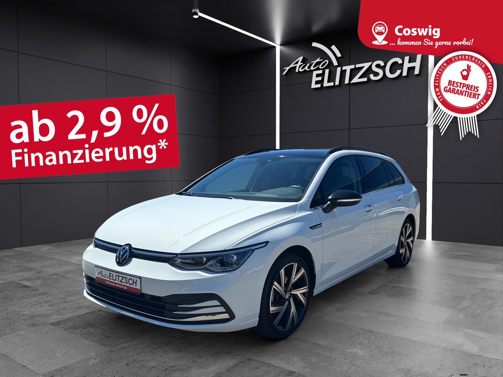 Volkswagen Golf VIII Variant eTSI Style DSG Matrix AHK Navi AID ACC RFK SH LM