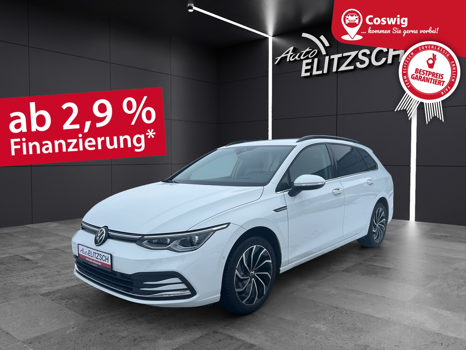 Volkswagen Golf VIII Variant Style TDI DSG IQ.Light ACC SH HuD RearView WeConnect Navi Klima