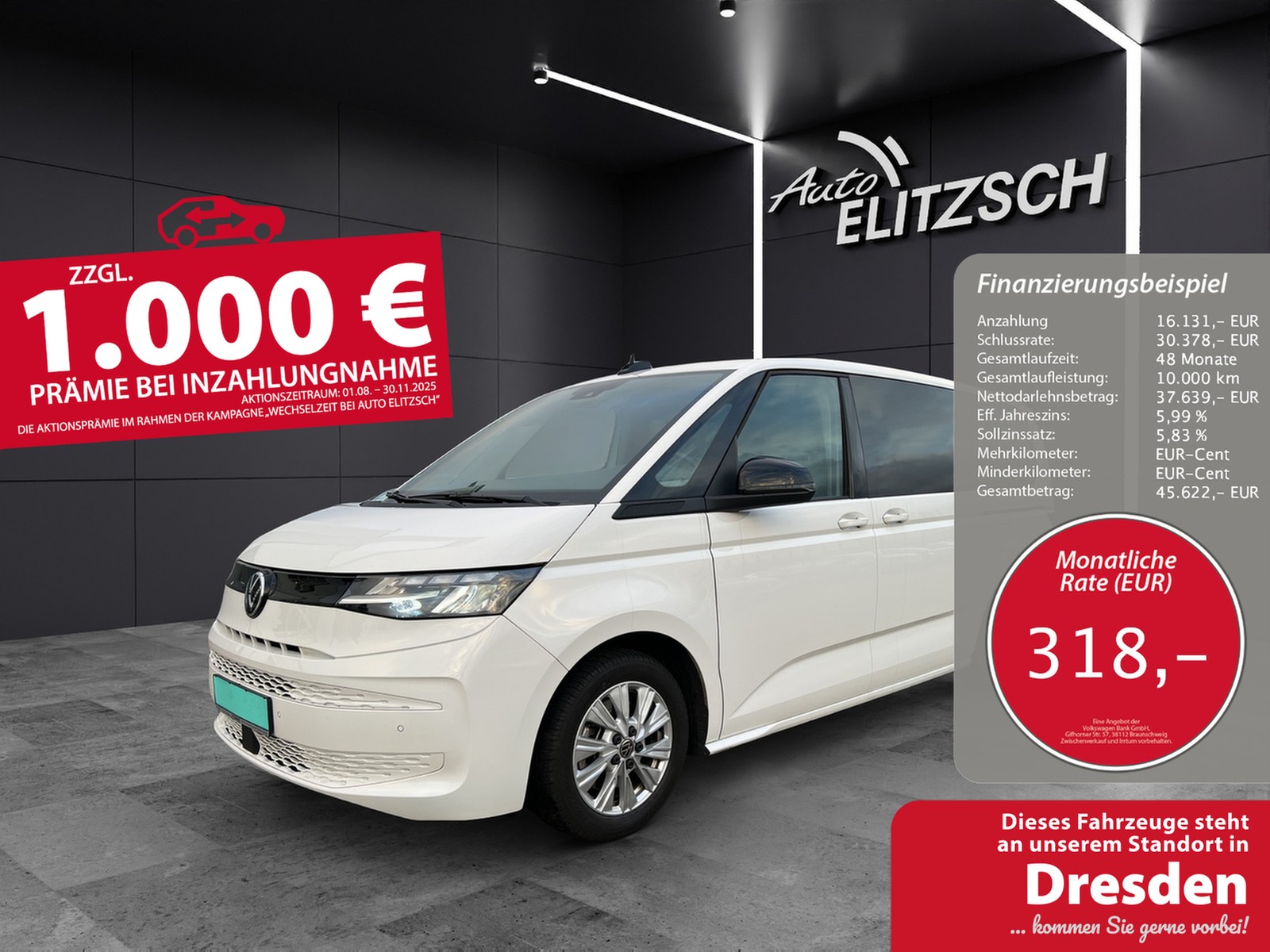Volkswagen T7 Multivan TDI DSG LÜ LED 7-SITZER NAVI