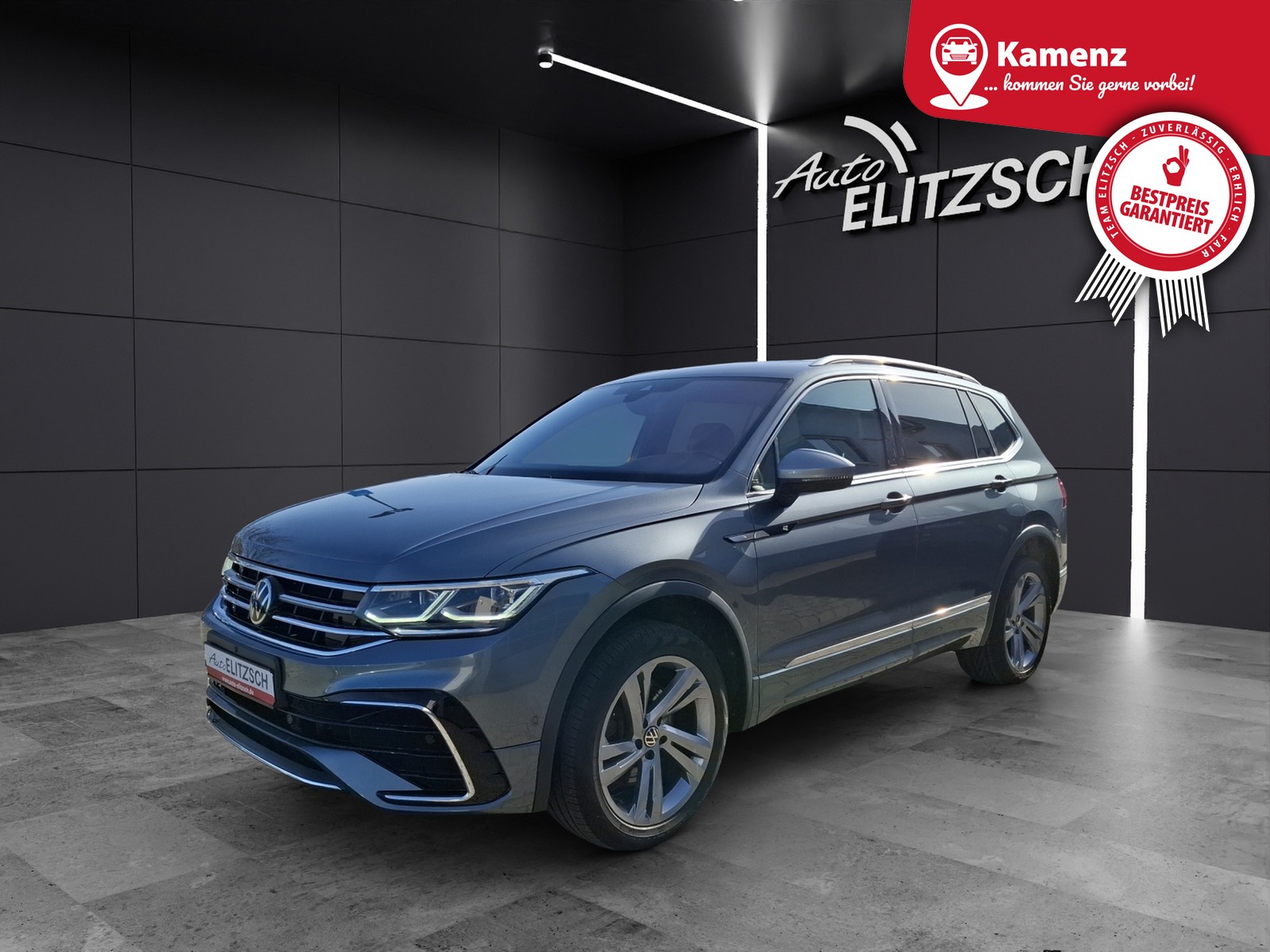 Volkswagen Tiguan Allspace TDI R-Line DSG 4M Matrix AHK Navi AID ACC RFK SH 19