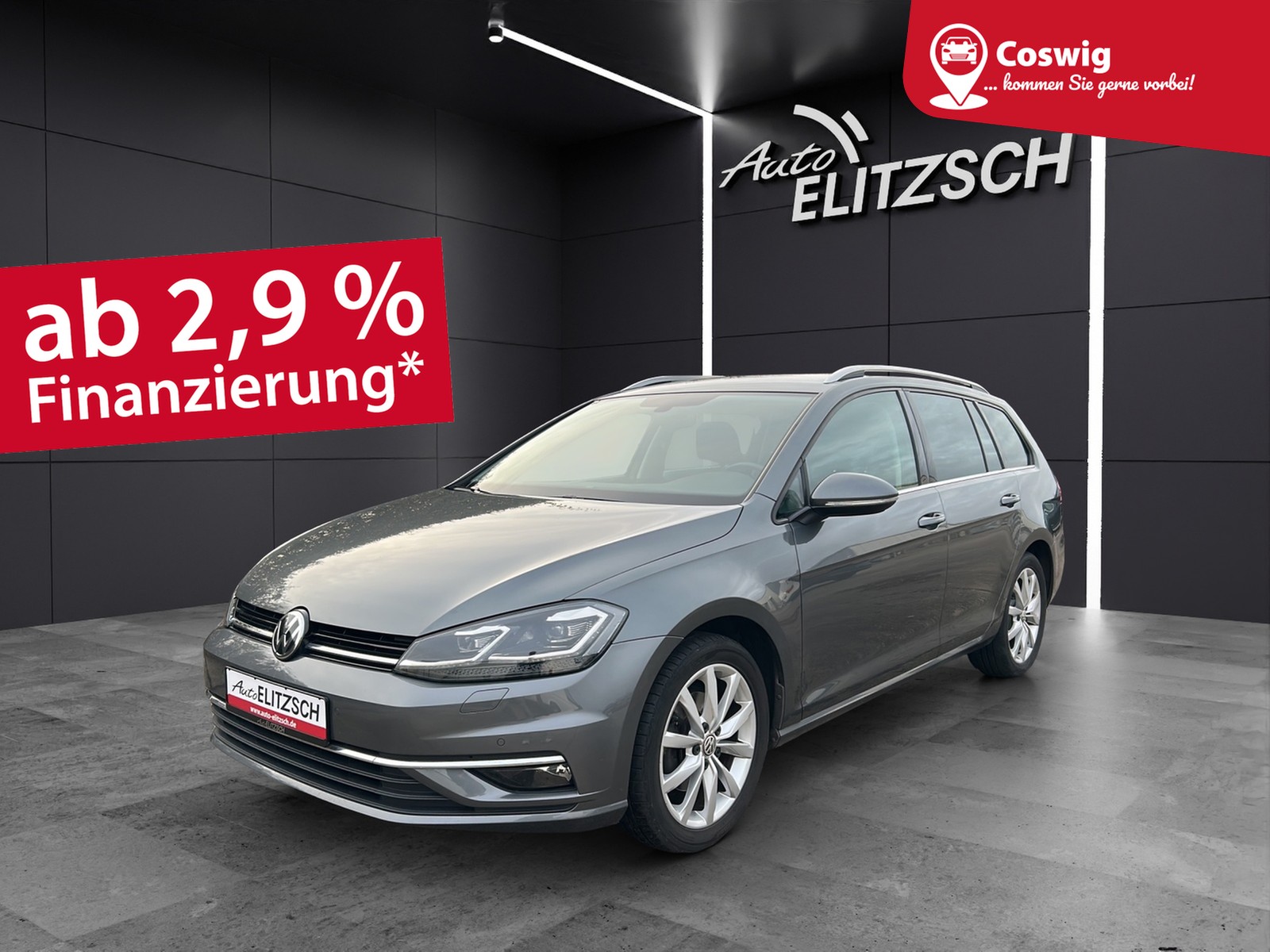 Volkswagen Golf VII Variant Highline TSI DSG LED ACC SH Massage PDC Climatronic Navi