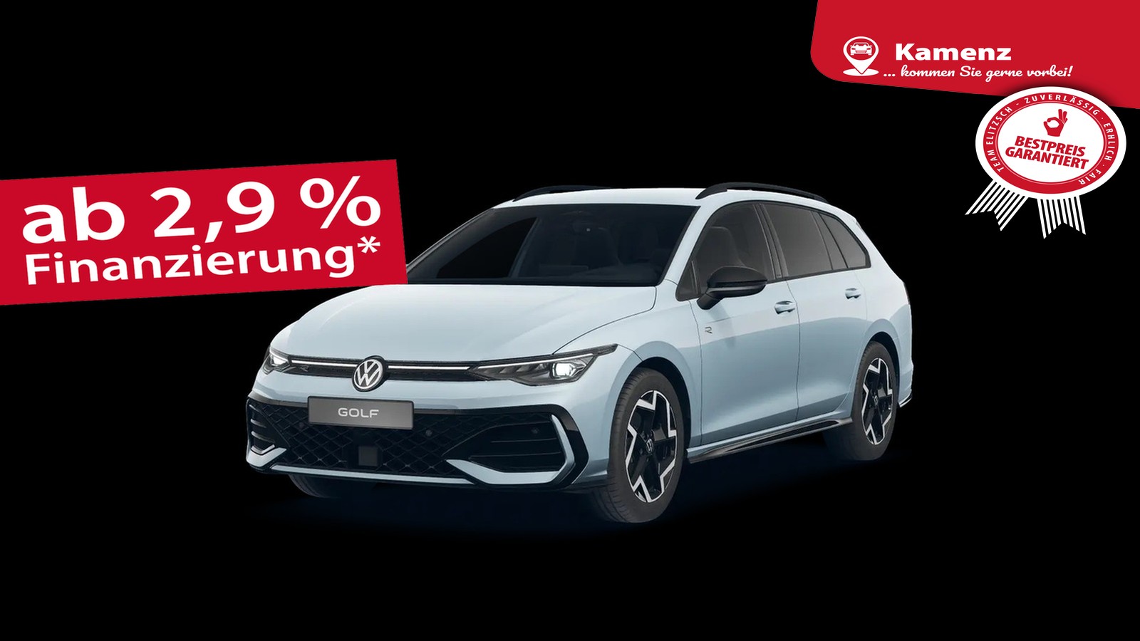 Fahrzeugabbildung Volkswagen Golf VIII Variant 1.5 TSI R-Line Standhzg Matrix Navi AID ACC RFK HUD SHZ