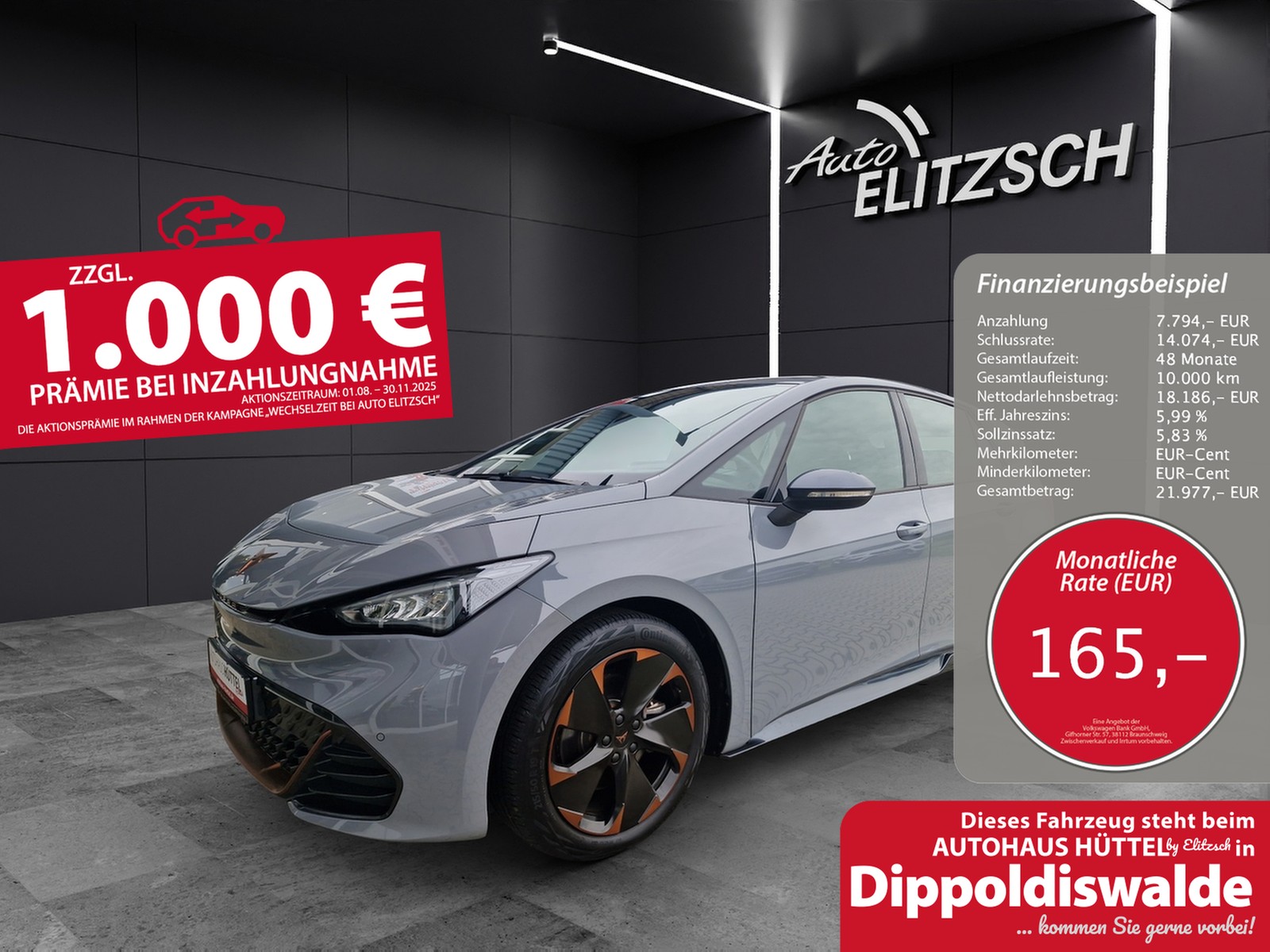 CUPRA Born 150 kW DSG ACC KAMERA LED