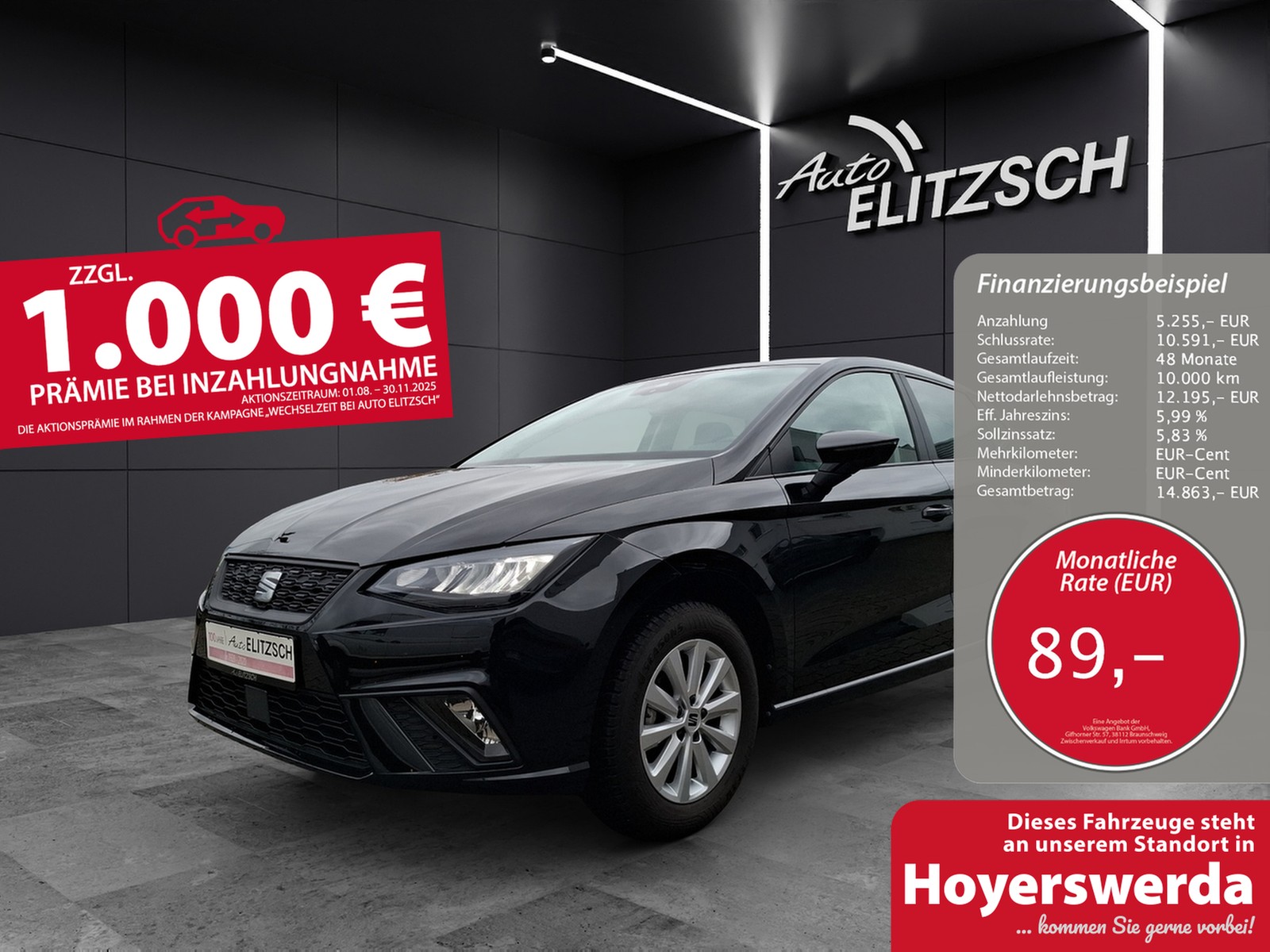 SEAT Ibiza TSI Style LED Navi ACC SH LM