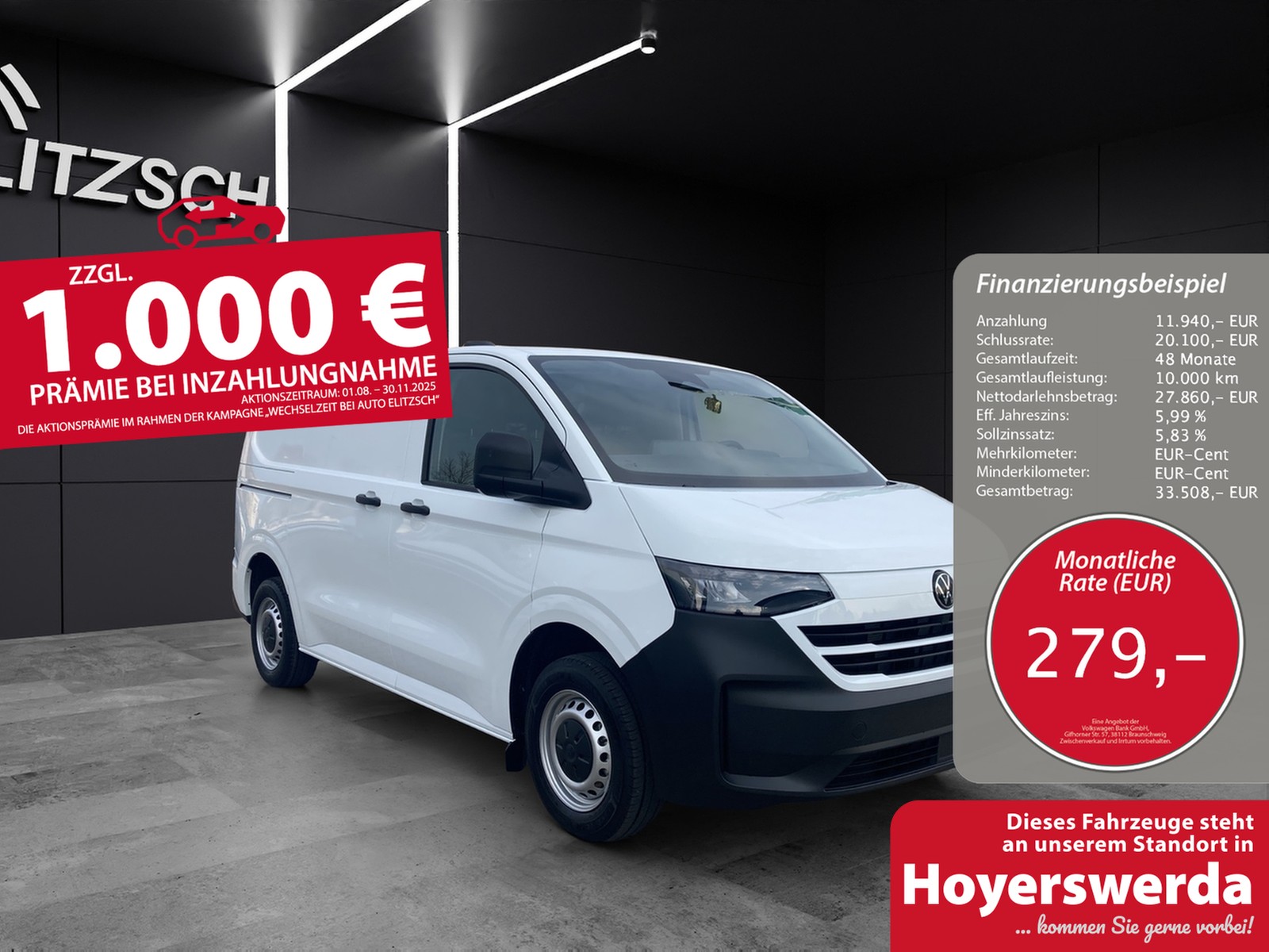 Volkswagen T7 Transporter TDI Kasten AHK LaneAssist PDK