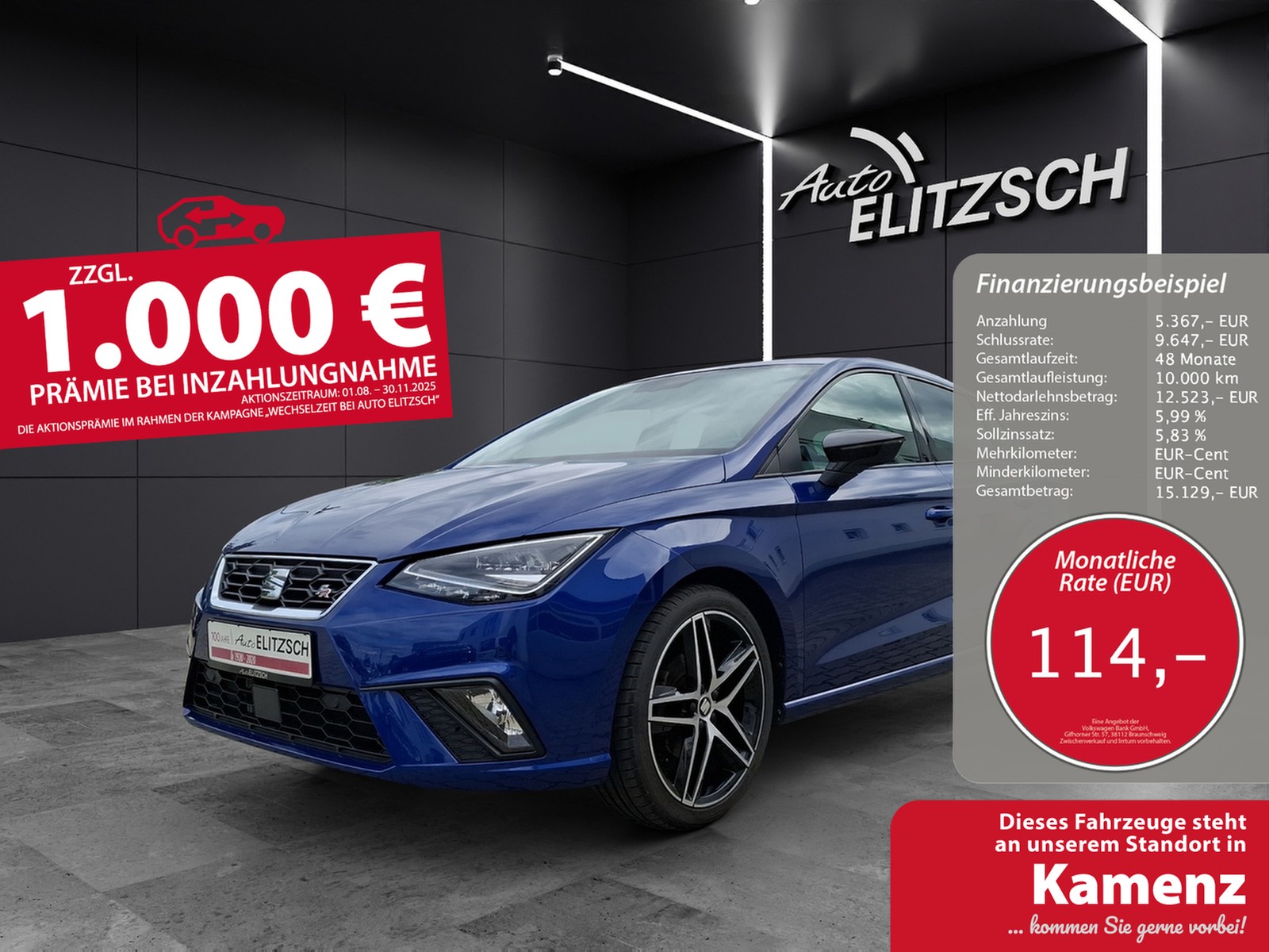 SEAT Ibiza TSI FR-Line Beats DSG LED Navi AID ACC RFK SH 18