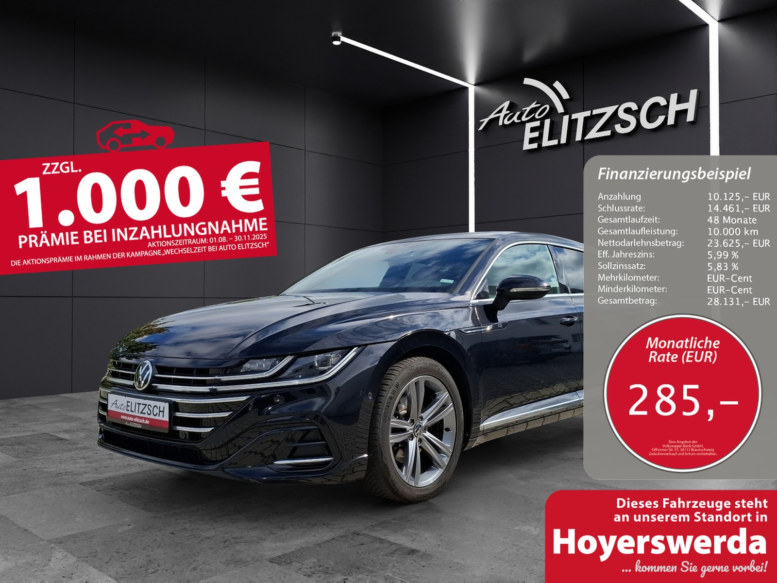 Volkswagen Arteon SB TSI R-Line DSG Matrix Navi Pano AID ACC RFK SH