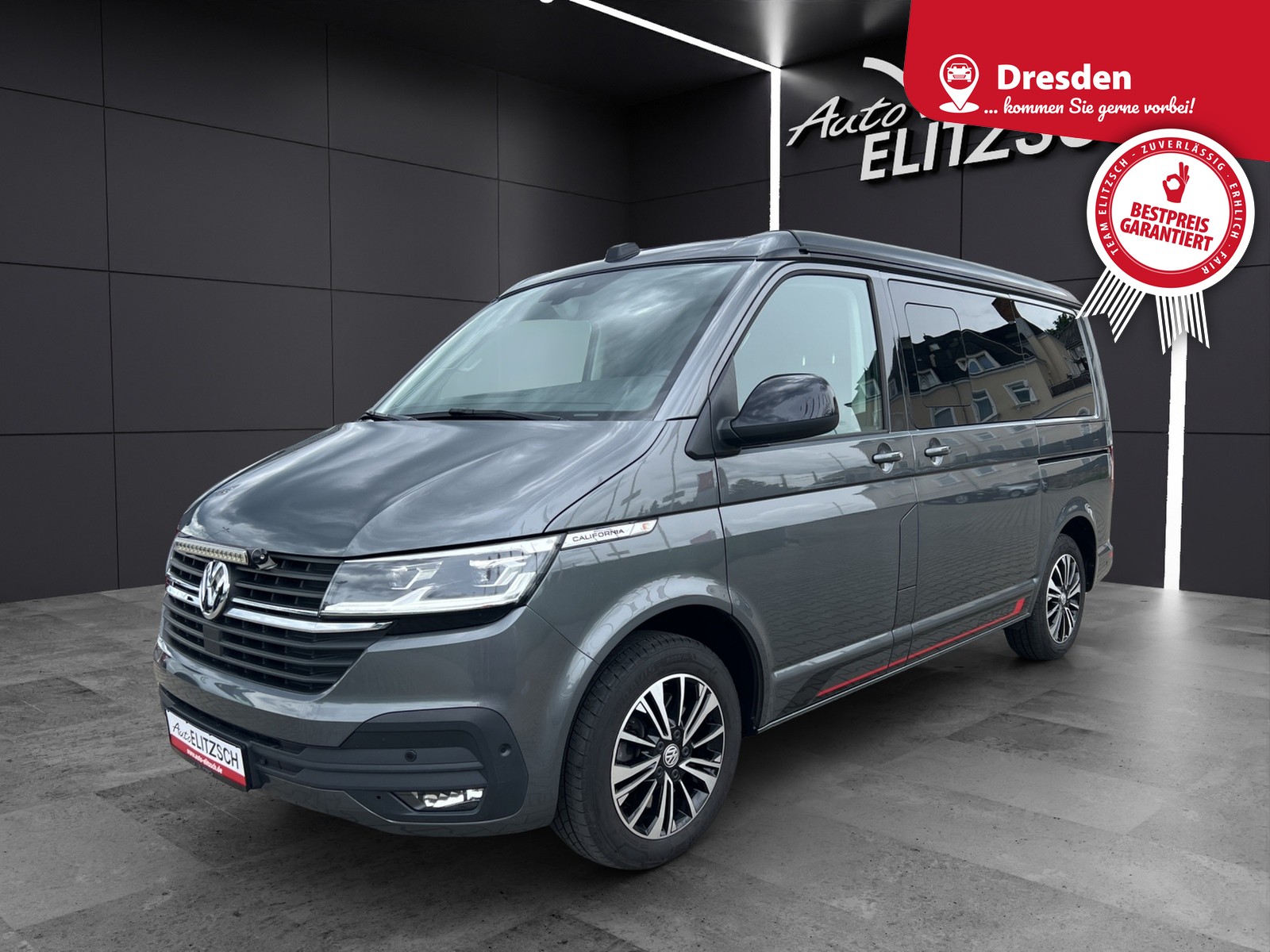 Fahrzeugabbildung Volkswagen T6 California T6.1 TDI Beach Tour Edition DSG LED Navi ACC 4M AHK RFK Stdhzg. SH