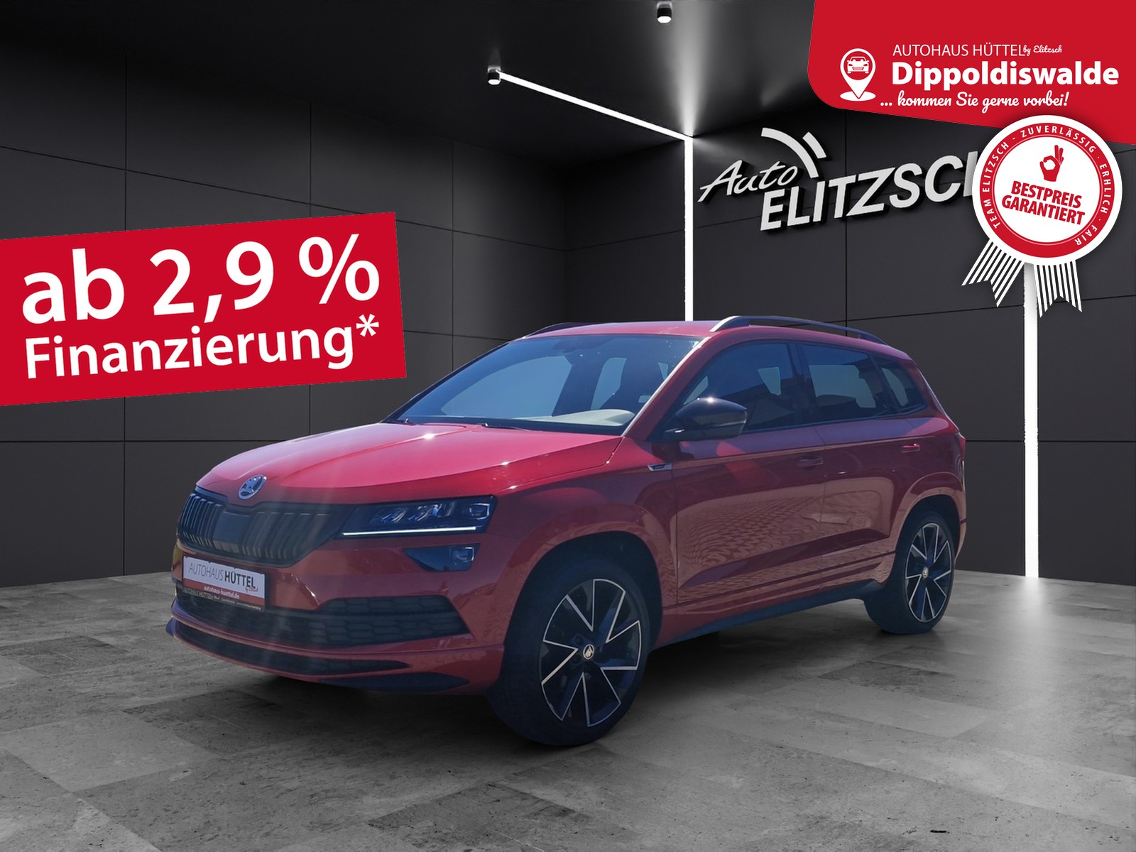 SKODA Karoq Sportline 4x4 2.0 TDI LED AHK SHZ ACC