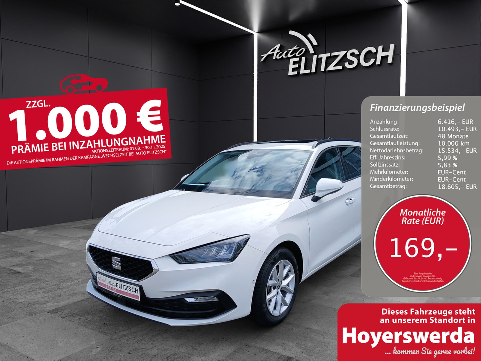 SEAT Leon ST TDI Style DSG LED Navi AID Pano GRA Park-Assist SH