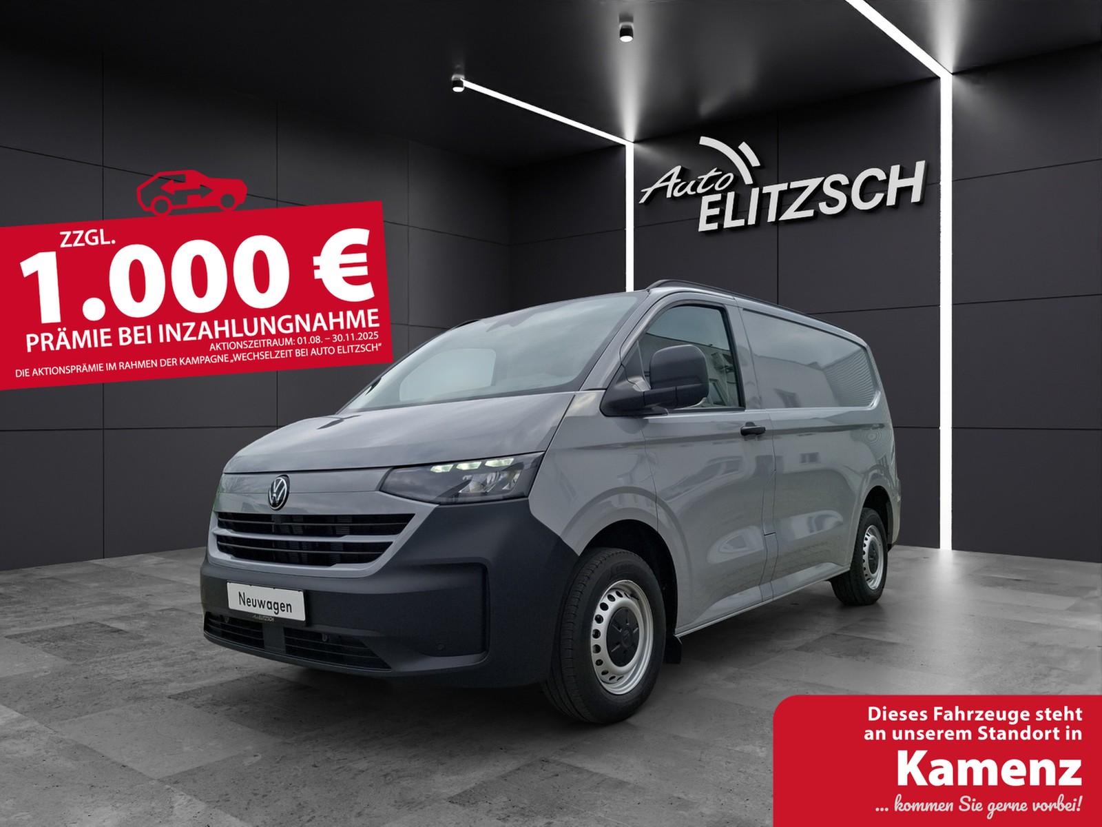 Volkswagen Transporter Kasten TDI 110 kW 6-Gang 3100mm AHK Lane-Assist
