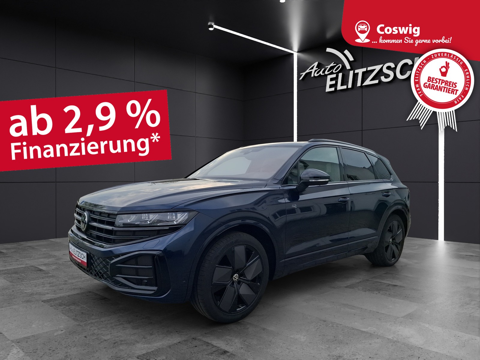 Volkswagen Touareg R-Line TDI 4M IQ.Light ACC AHK STH PANO LUFT SH LRHzg 360° AppConnect Ambiente