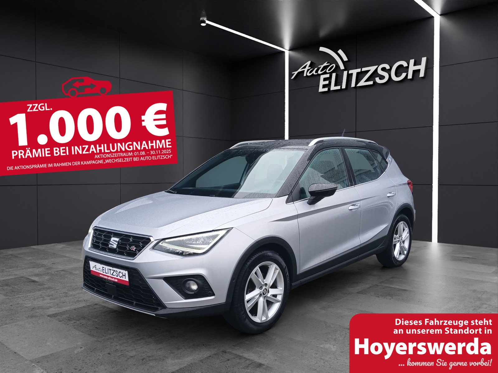 SEAT Arona TSI FR-Line DSG LED Navi ACC Park-Assist SH LM
