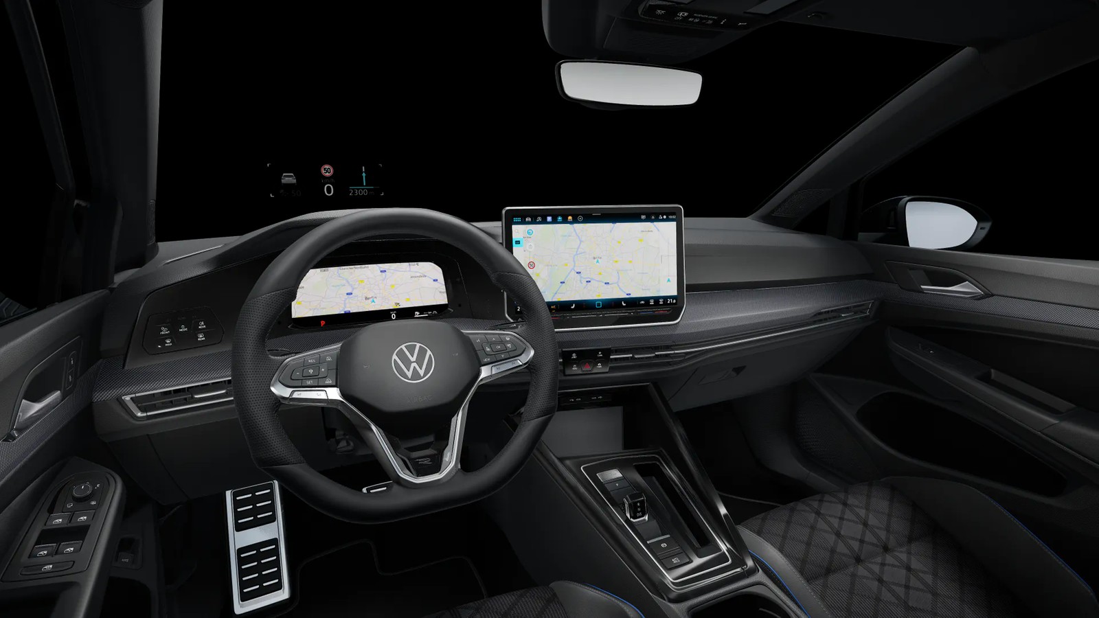 Fahrzeugabbildung Volkswagen Golf VIII Variant eTSI R-Line DSG Matrix Navi AID ACC RFK HUD SHZ