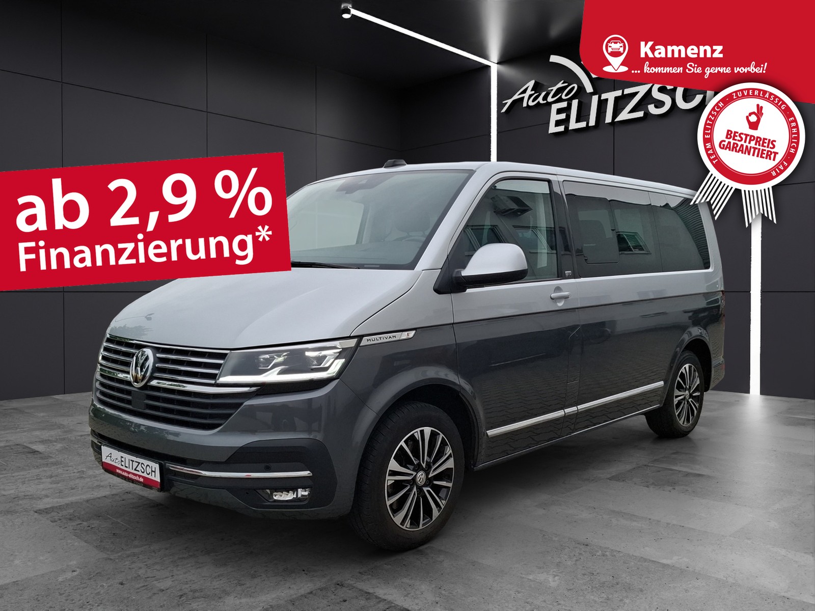 Volkswagen T6 Multivan T6.1 TDI Generation-Six DSG LED AHK Navi ACC RFK SH