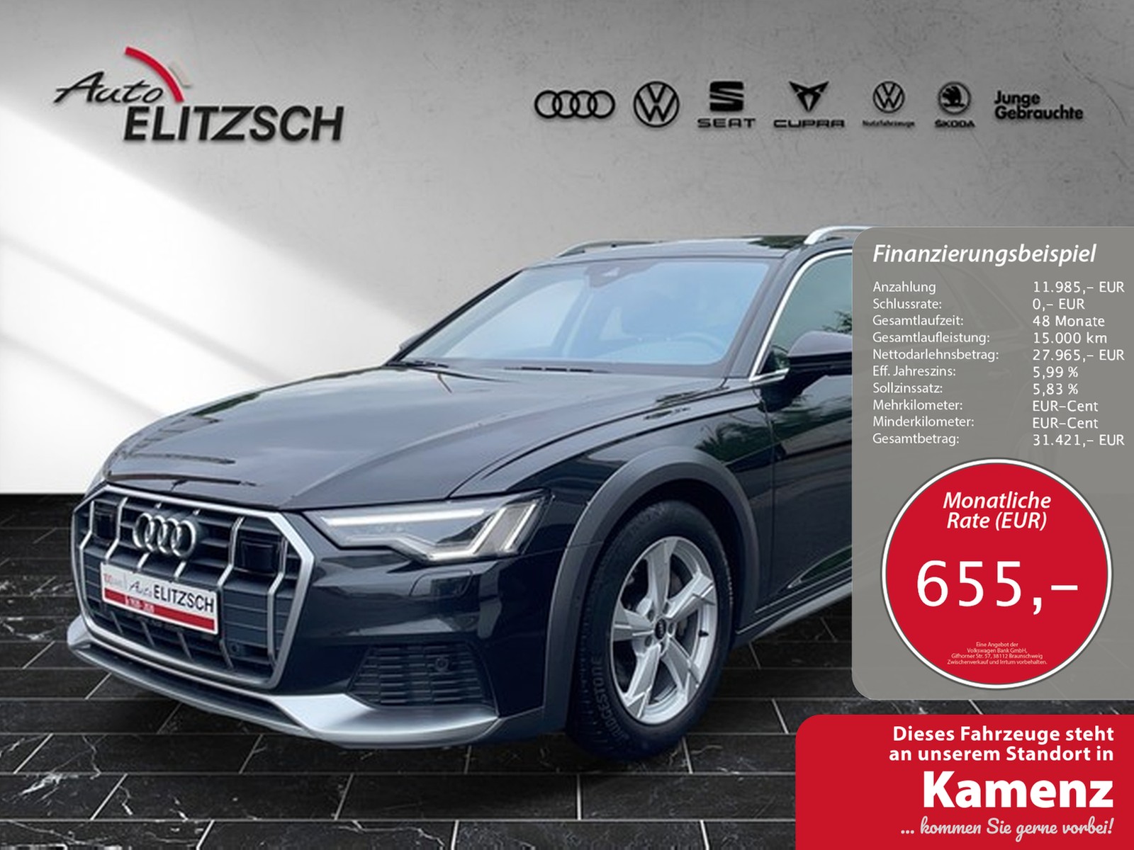 Audi A6 Allroad TDI MATRIX LUFT ACC NAVI AHK PANO AVC