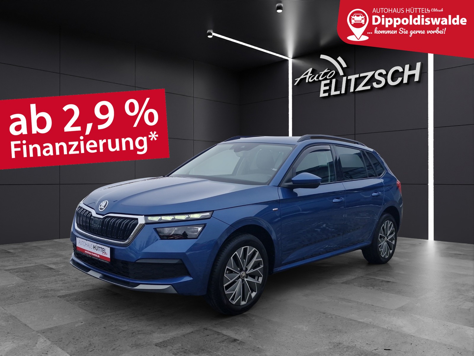 Fahrzeugabbildung SKODA Kamiq Clever AHK LED RFK KESSY