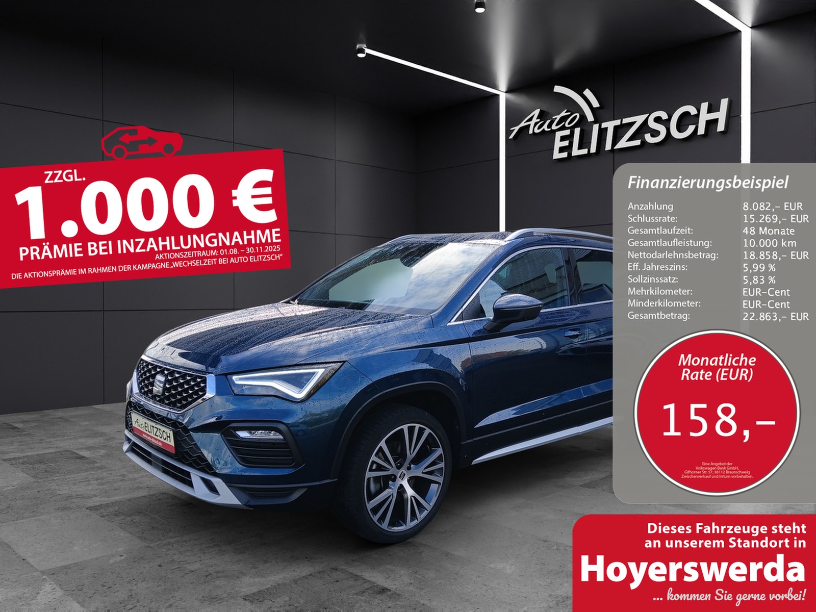 SEAT Ateca TSI Xperience DSG LED AID ACC RFK SH
