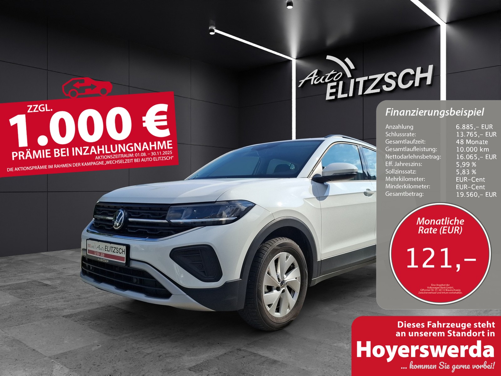 Volkswagen T-Cross Life LED Navi ACC PDC SH