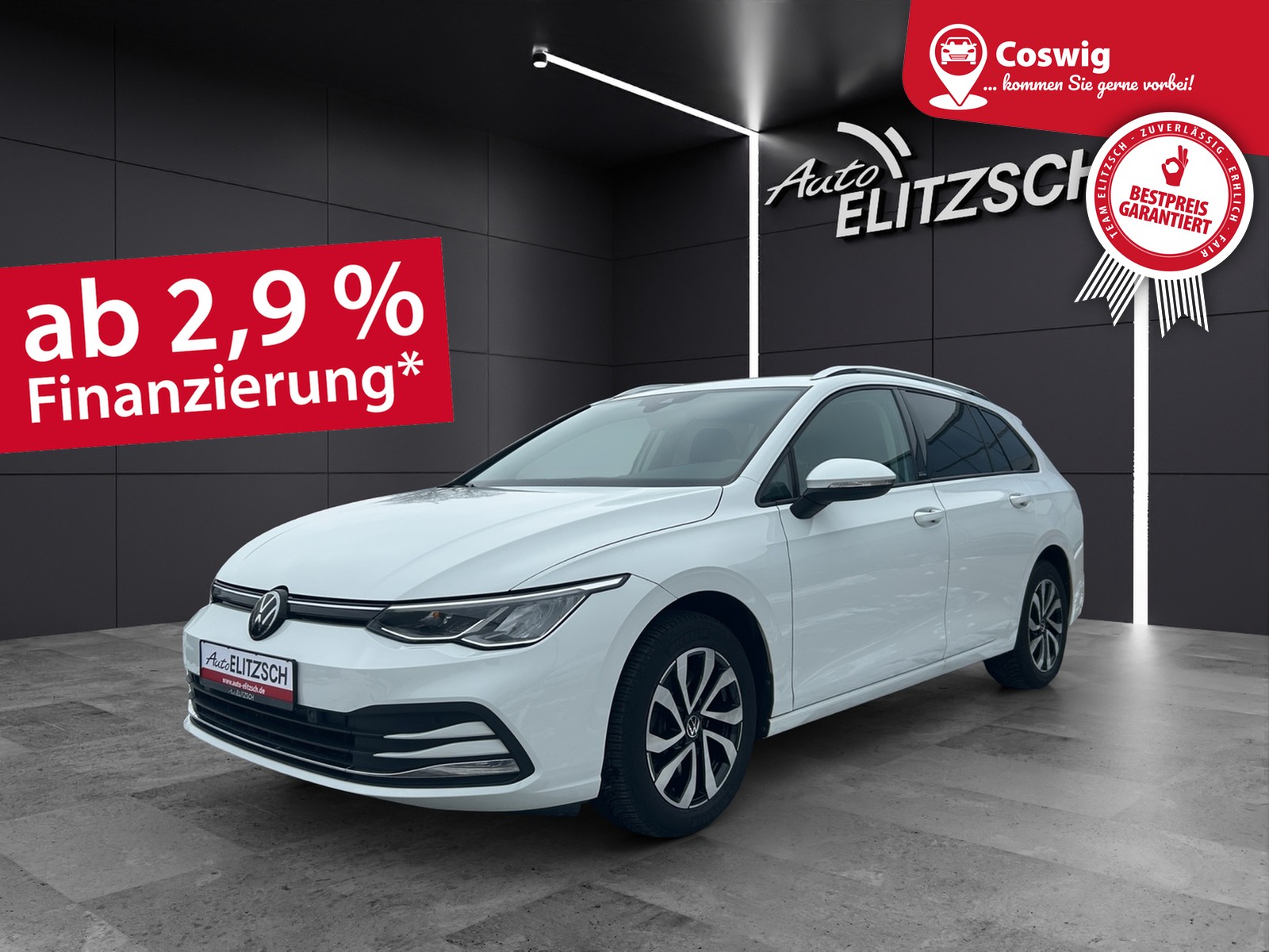 Volkswagen Golf VIII Variant Active TDI DSG LED ACC SH RearView Ambiente Navi Klima