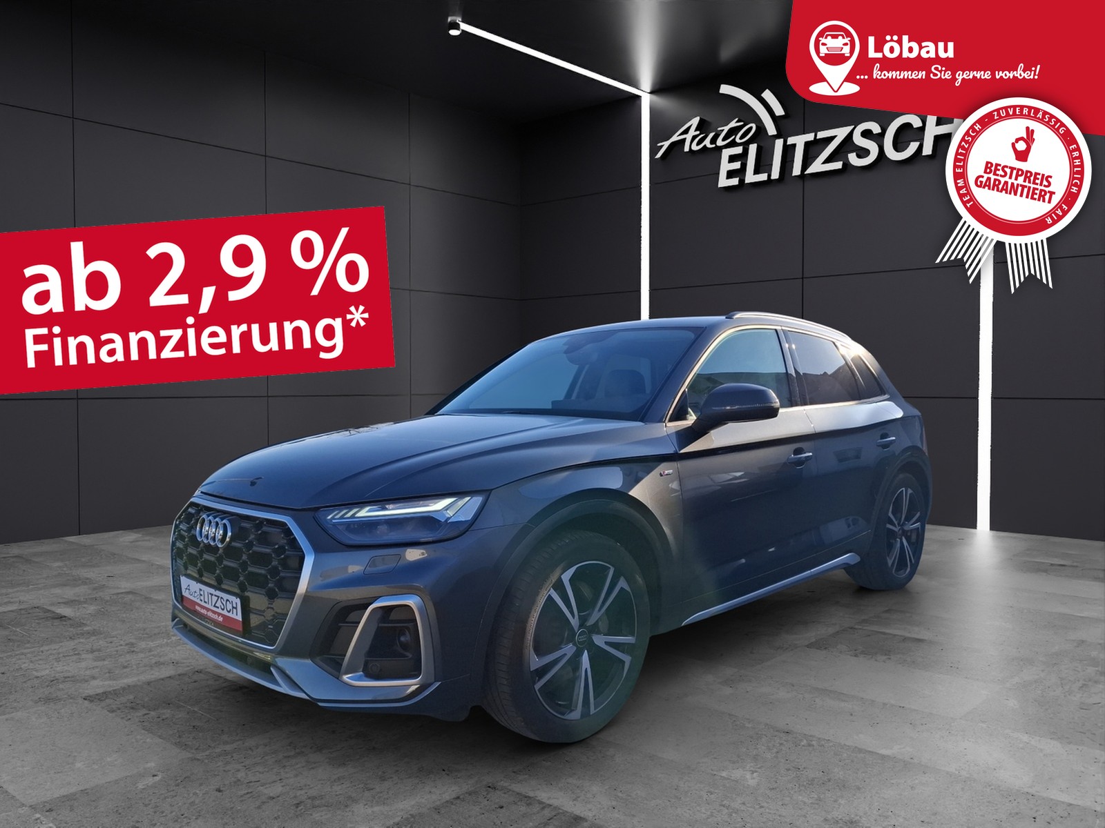 Audi Q5 40 TFSI quattro S-line S-tronic Matrix Luft Navi AVC ACC SH 20