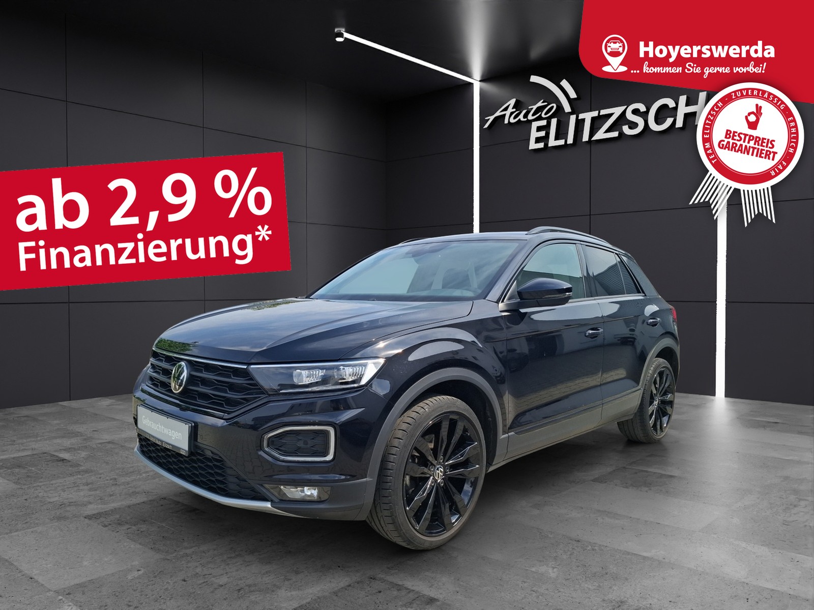 Fahrzeugabbildung Volkswagen T-Roc TSI Sport DSG LED AHK CarPlay ACC RFK SH 19"