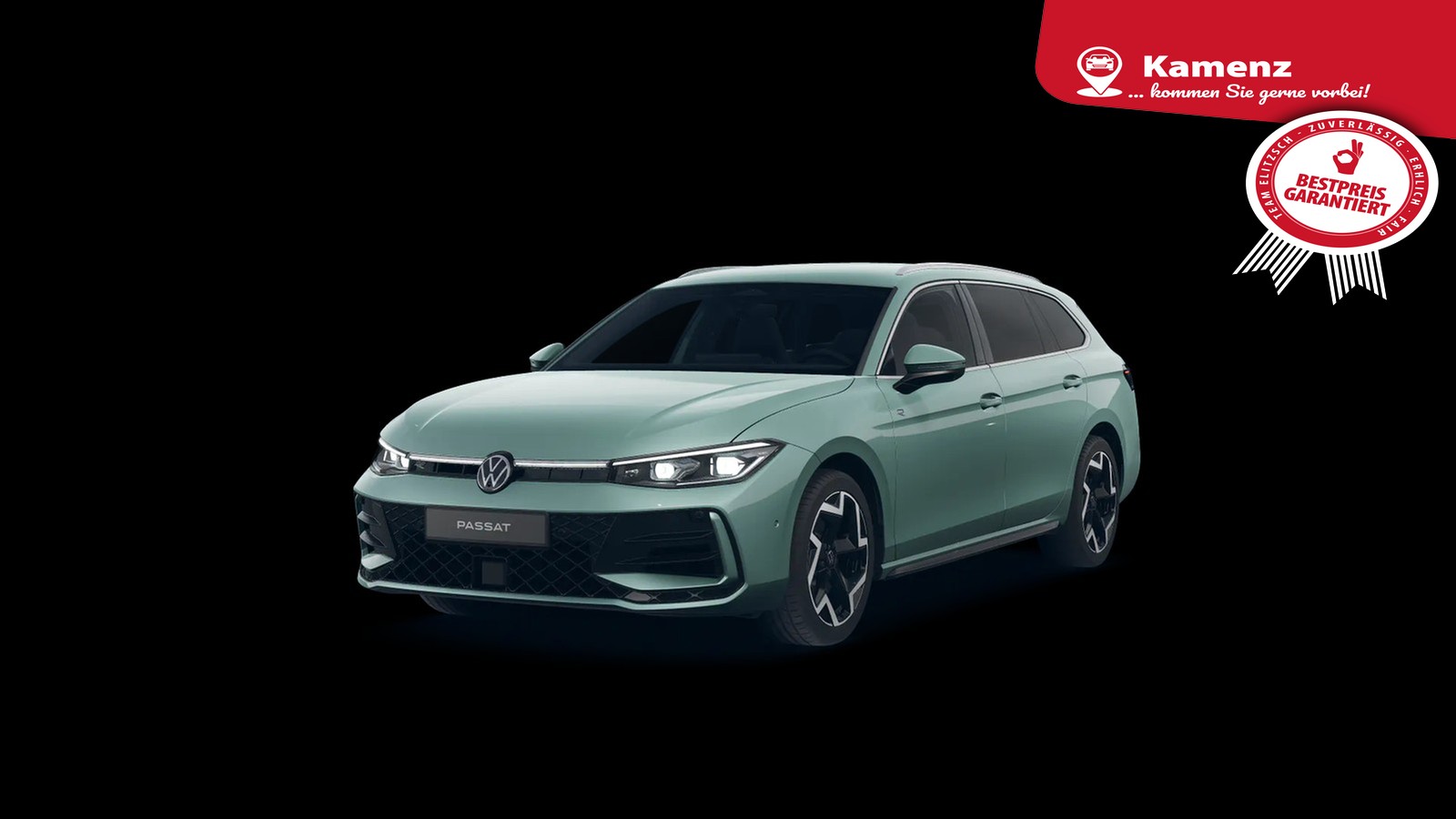 Fahrzeugabbildung Volkswagen Passat Variant TSI R-Line DSG 4 M Matrix AHK Navi AID ACC RFK SH