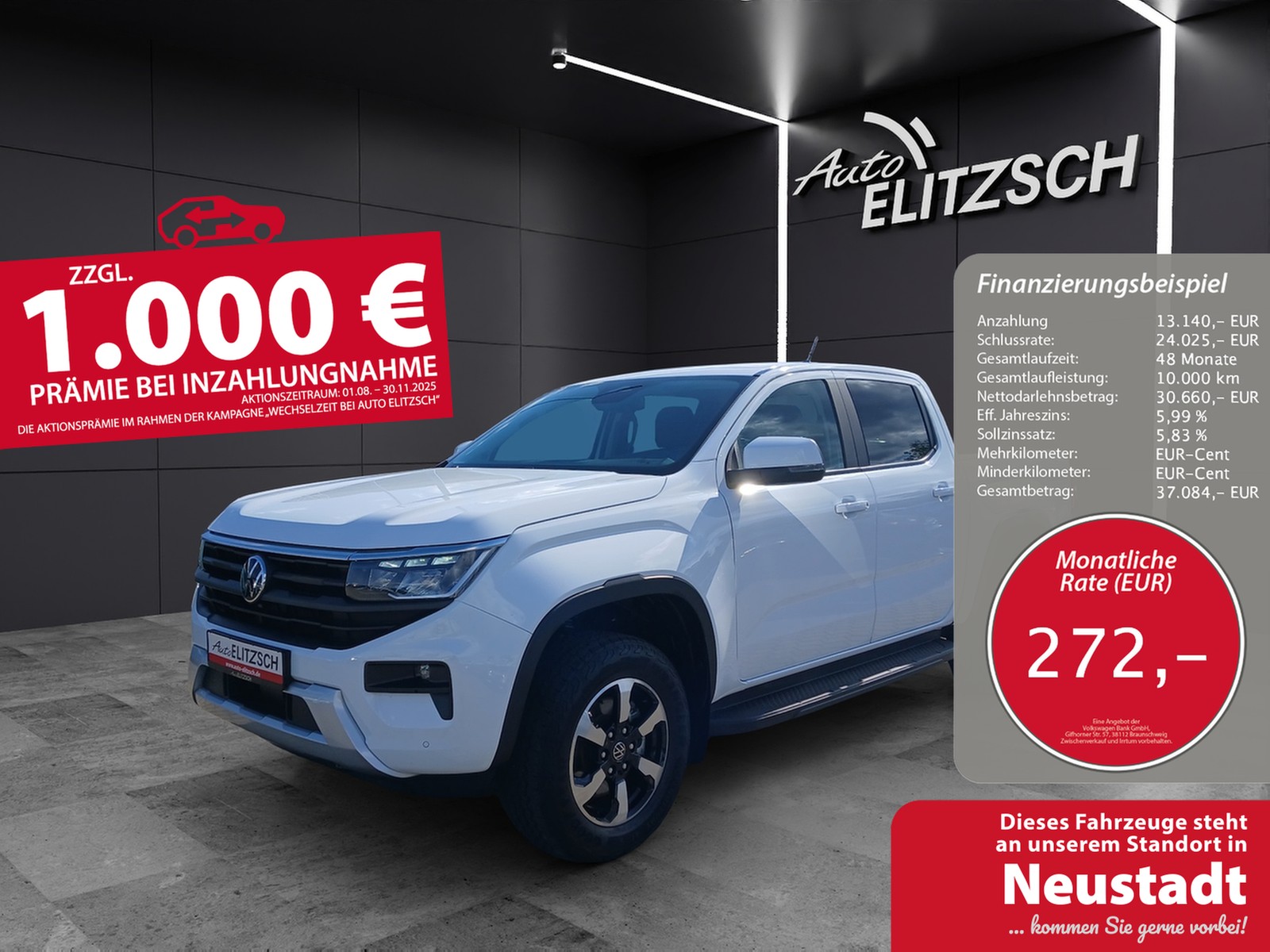 Volkswagen Amarok TDI Life DSG Doka 4M LED AHK AID