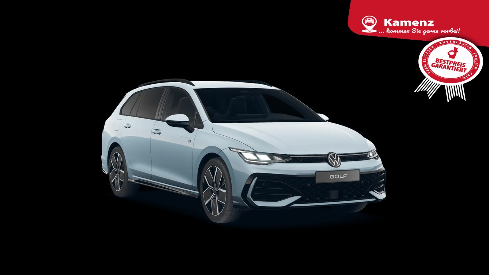 Fahrzeugabbildung Volkswagen Golf VIII Variant eTSI R-Line DSG Standhzg LED Navi AID ACC RFK SHZ