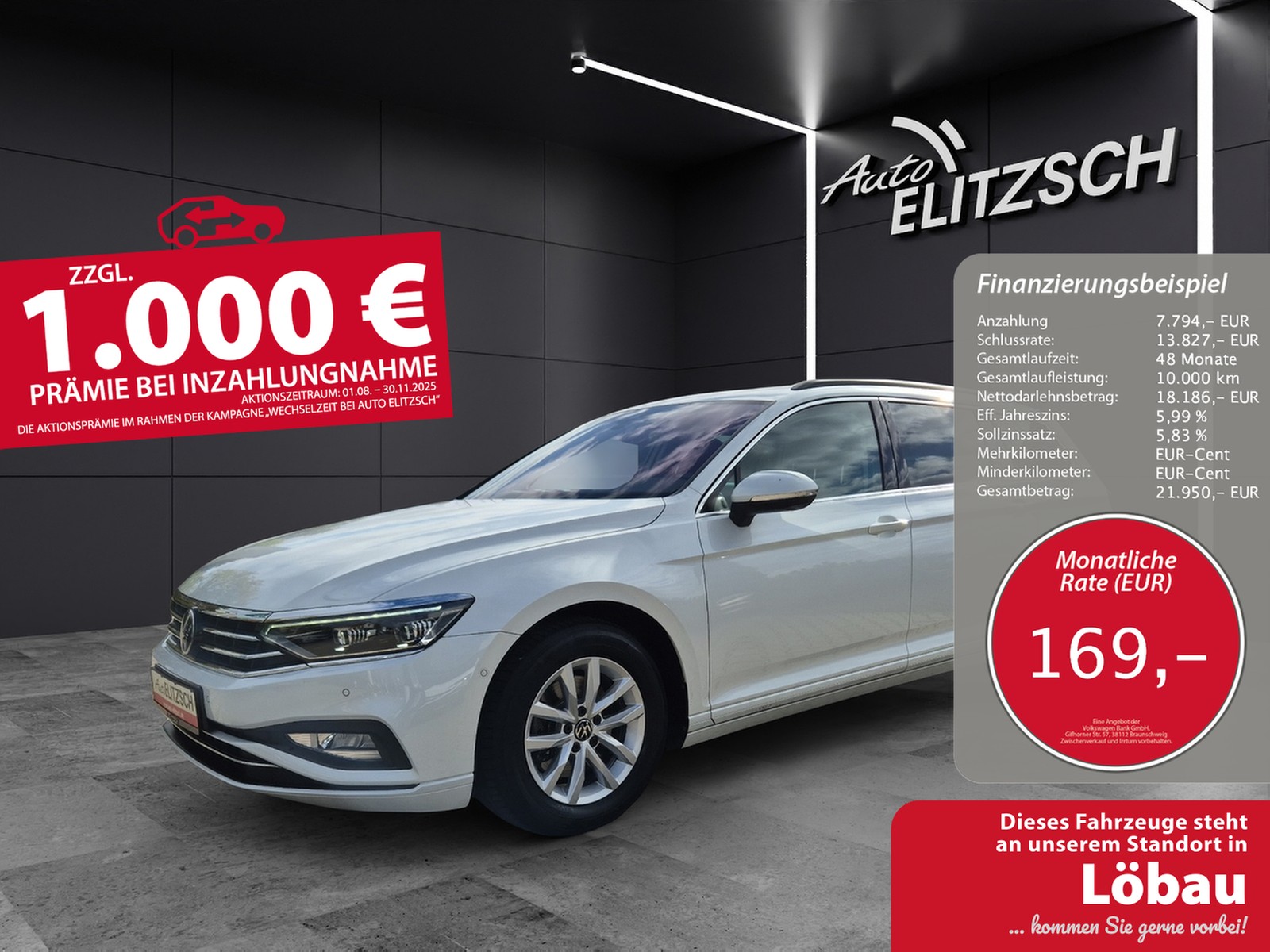 Volkswagen Passat Variant TDI Business DSG Matrix AHK Navi Pano ACC RFK SH