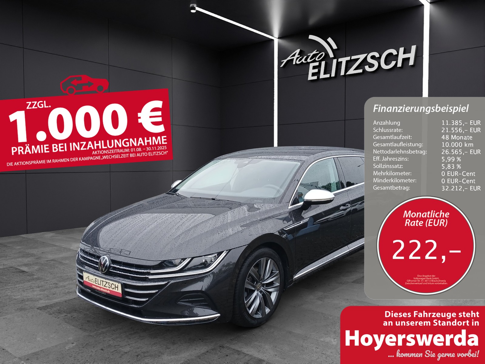 Volkswagen Arteon SB TDI Elegance DSG LED AHK Navi AID ACC RFK SH
