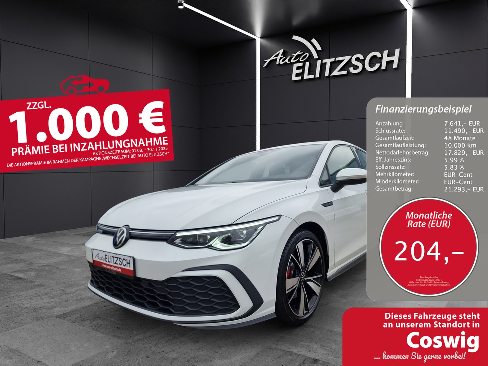 Volkswagen Golf VIII GTD Business DSG LED+ ACC 18