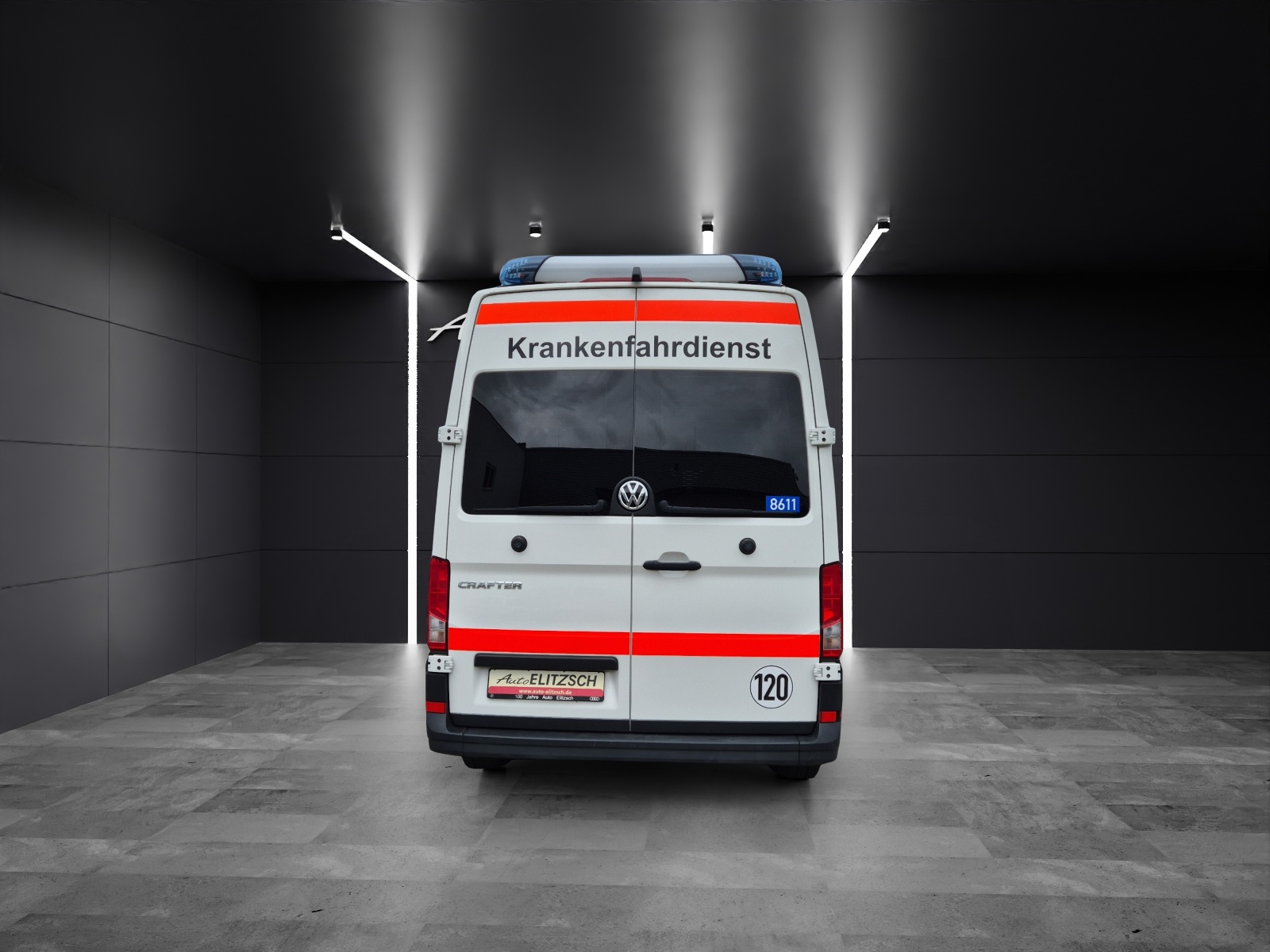 Fahrzeugabbildung Volkswagen Crafter 50 DSG LR HD 9-Si Rollstuhllift Trittstufe STH Klima RFK