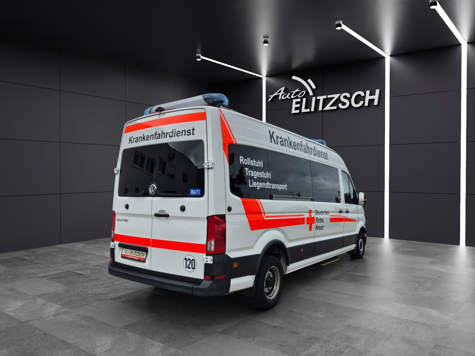 Fahrzeugabbildung Volkswagen Crafter 50 DSG LR HD 9-Si Rollstuhllift Trittstufe STH Klima RFK